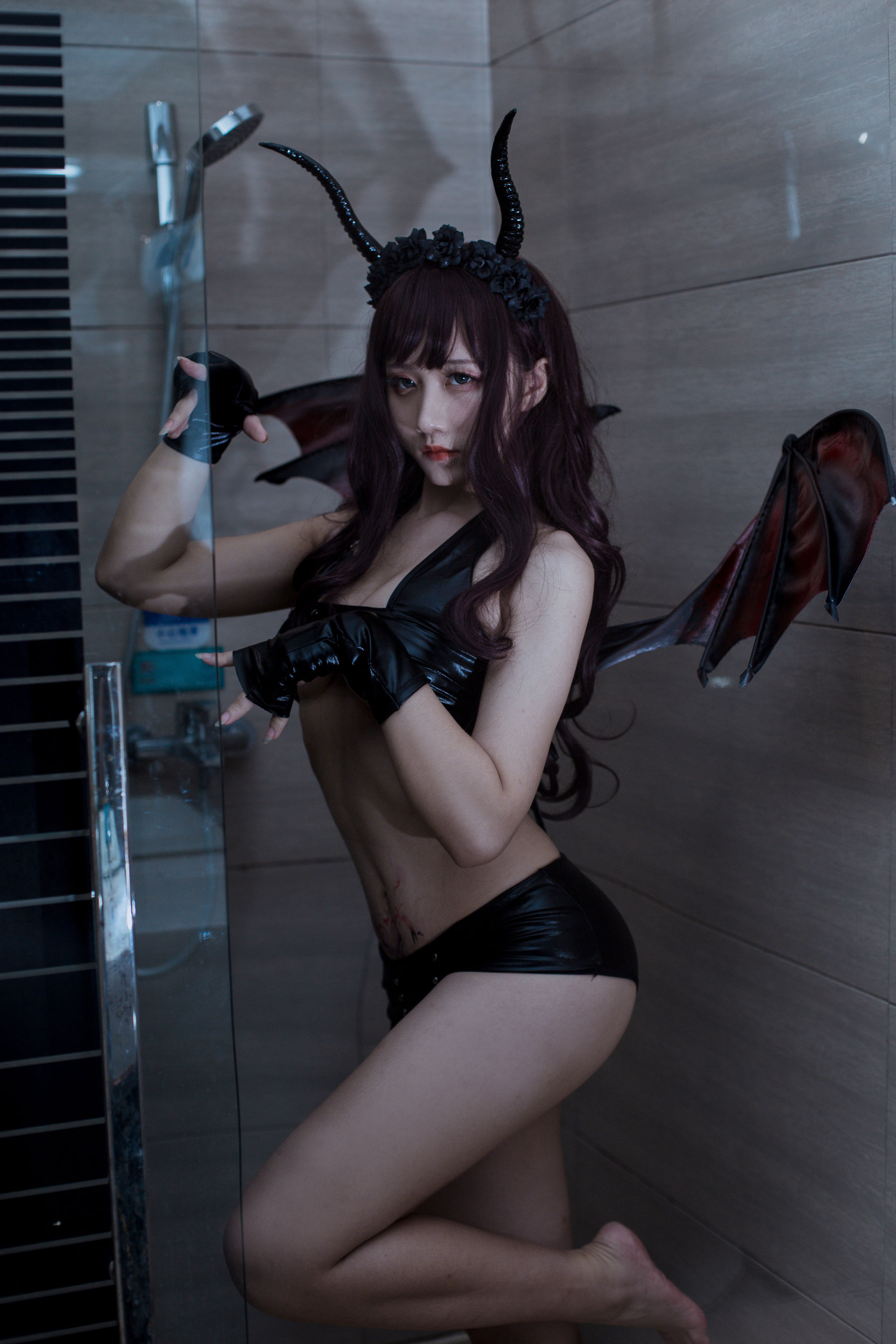 [福利COS] 动漫博主九曲Jean - 魅魔姐姐
