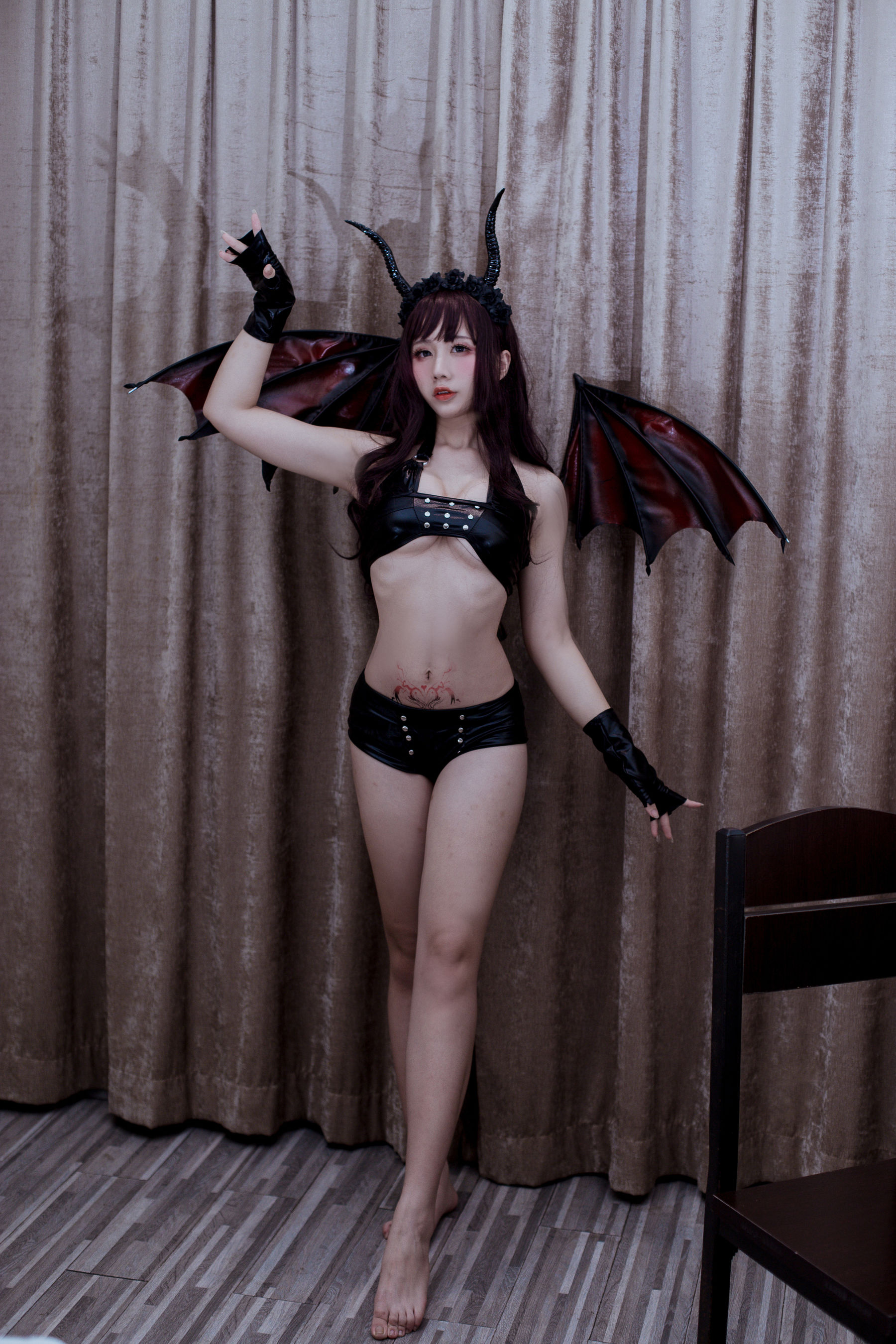 [福利COS] 动漫博主九曲Jean - 魅魔姐姐