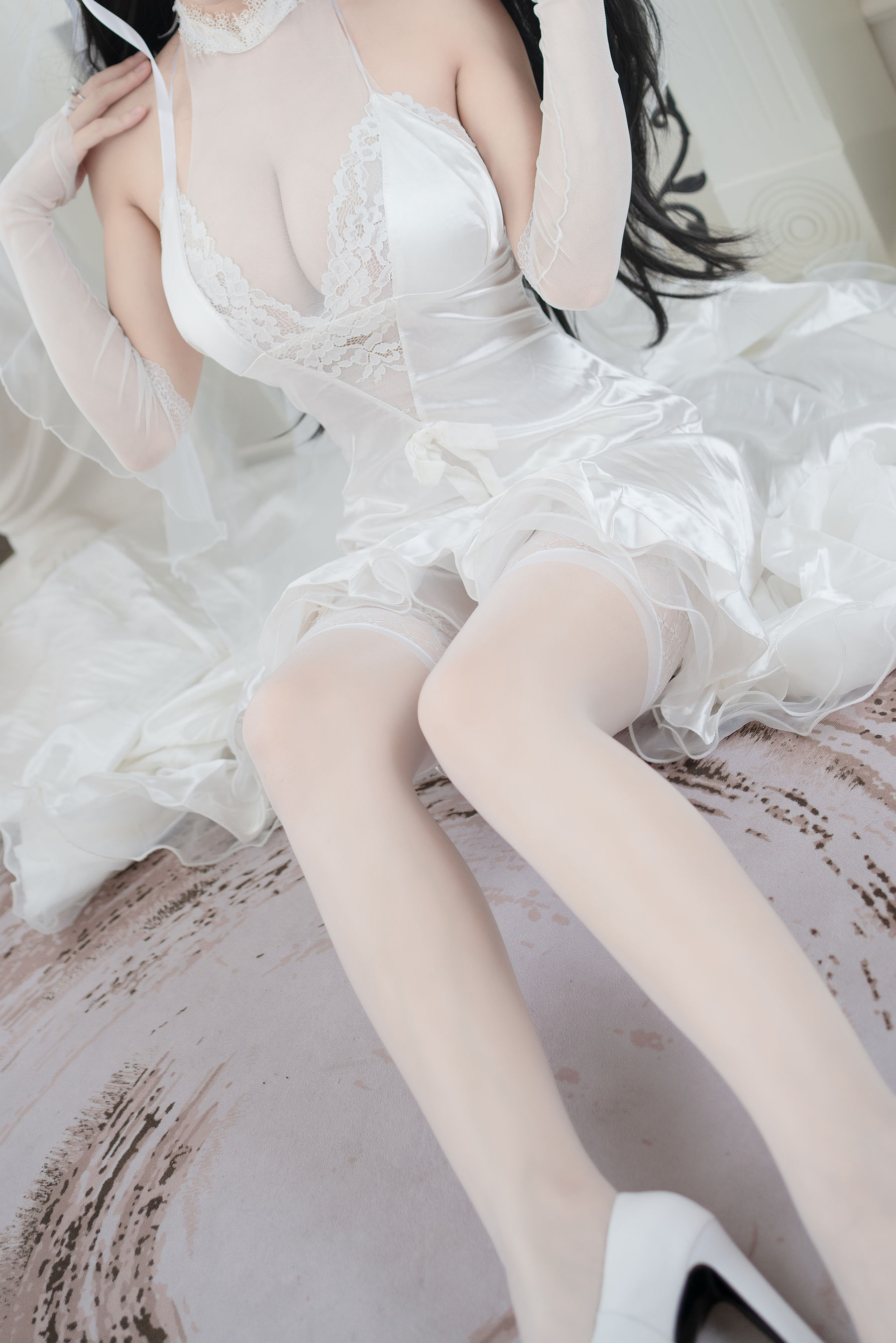 [福利COS] 动漫博主小仓千代w - 爱宕婚纱