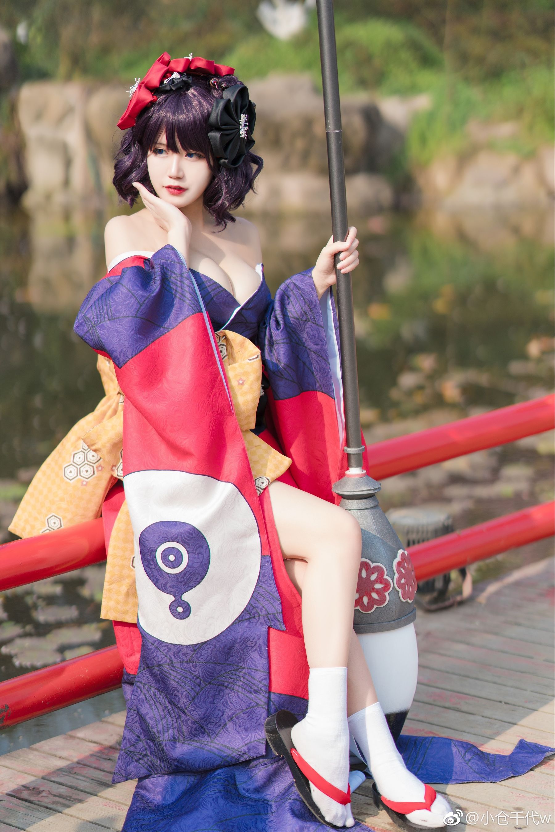 [福利COS] 动漫博主小仓千代w - 葛饰北斋