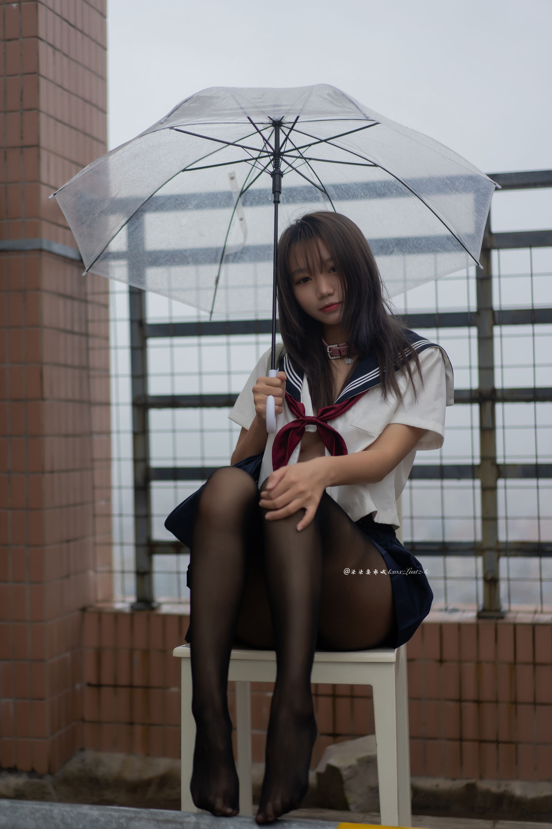 [福利COS] 动漫博主柒柒要乖哦 - 天台学姐