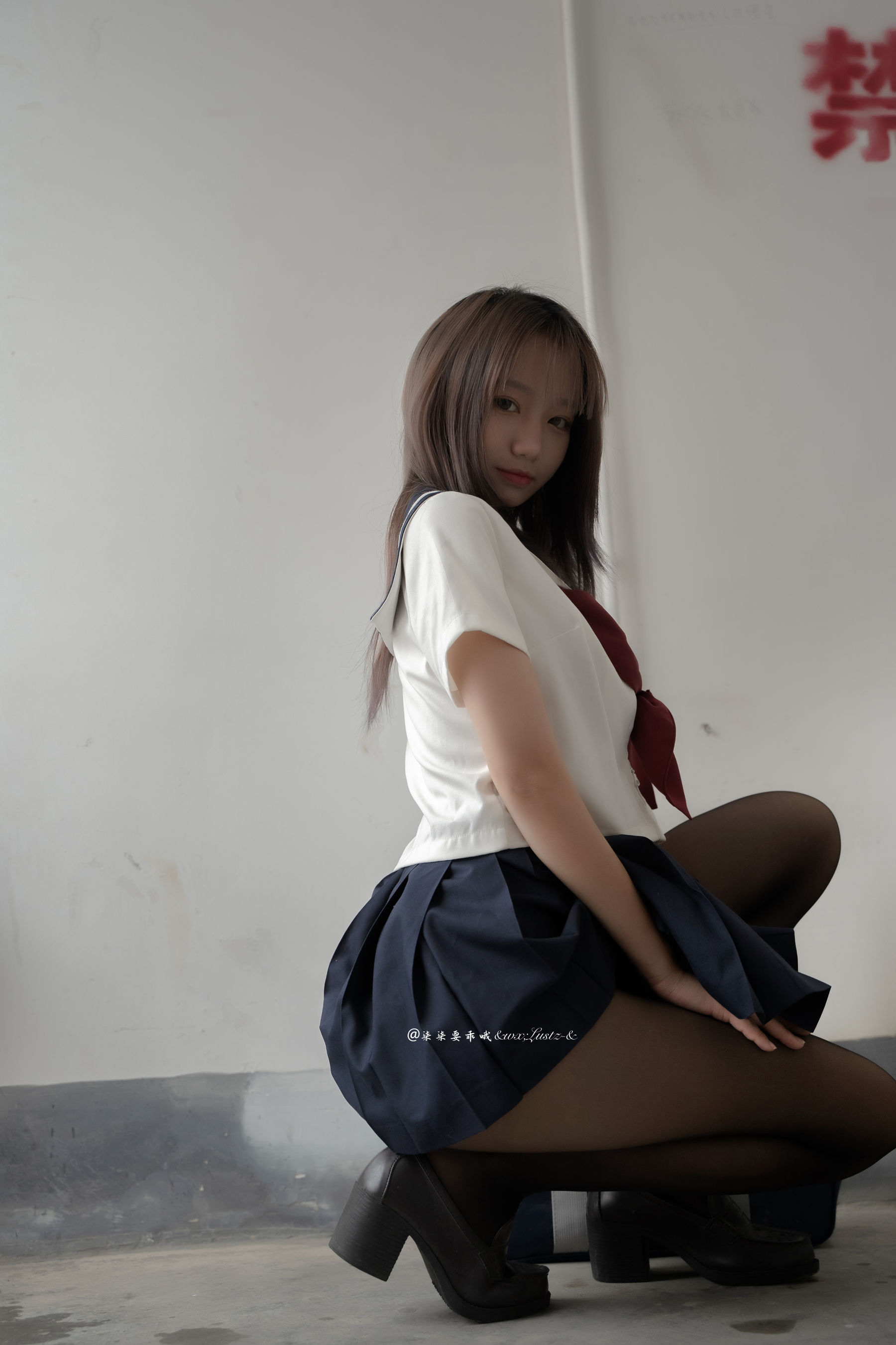 [福利COS] 动漫博主柒柒要乖哦 - 天台学姐