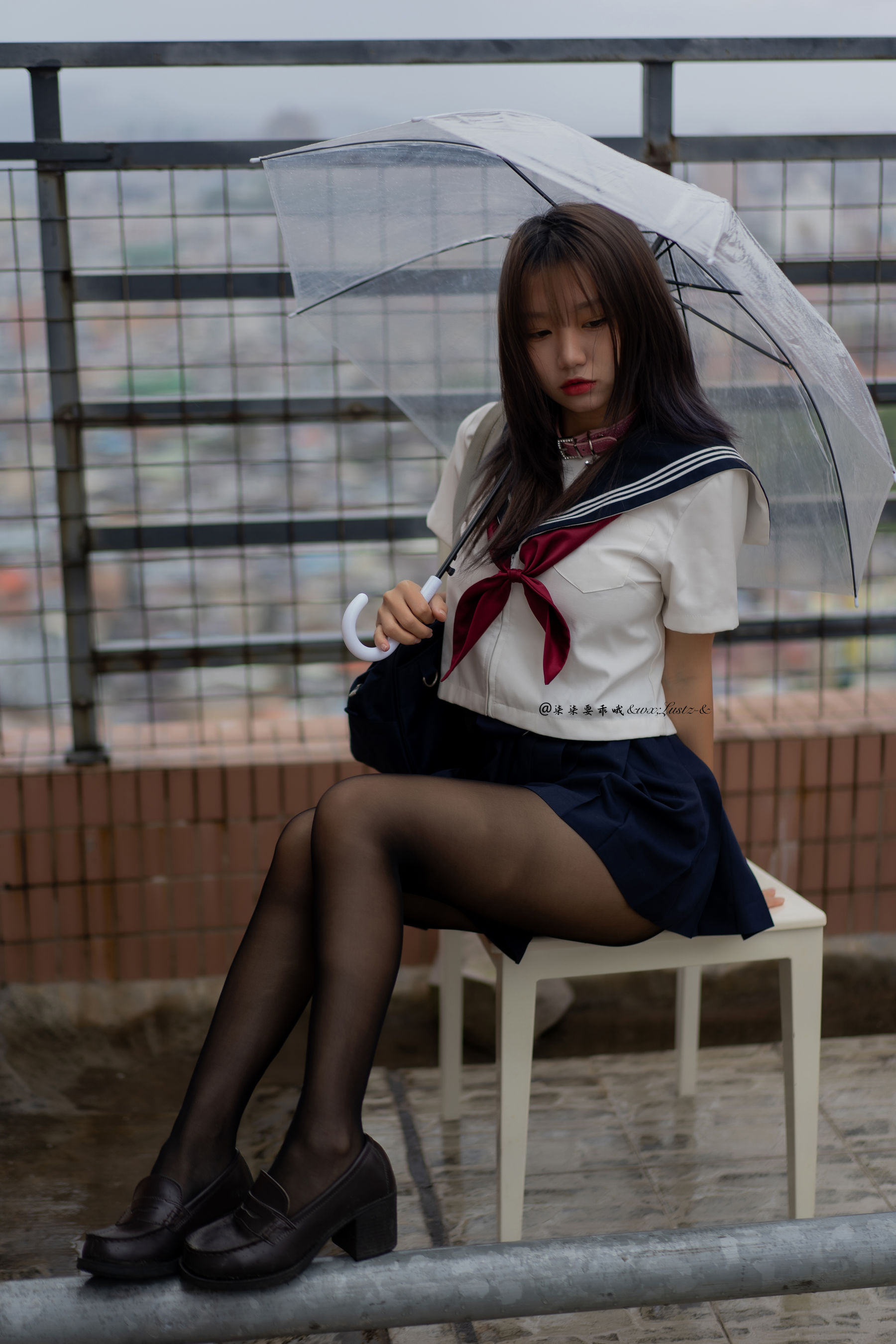 [福利COS] 动漫博主柒柒要乖哦 - 天台学姐