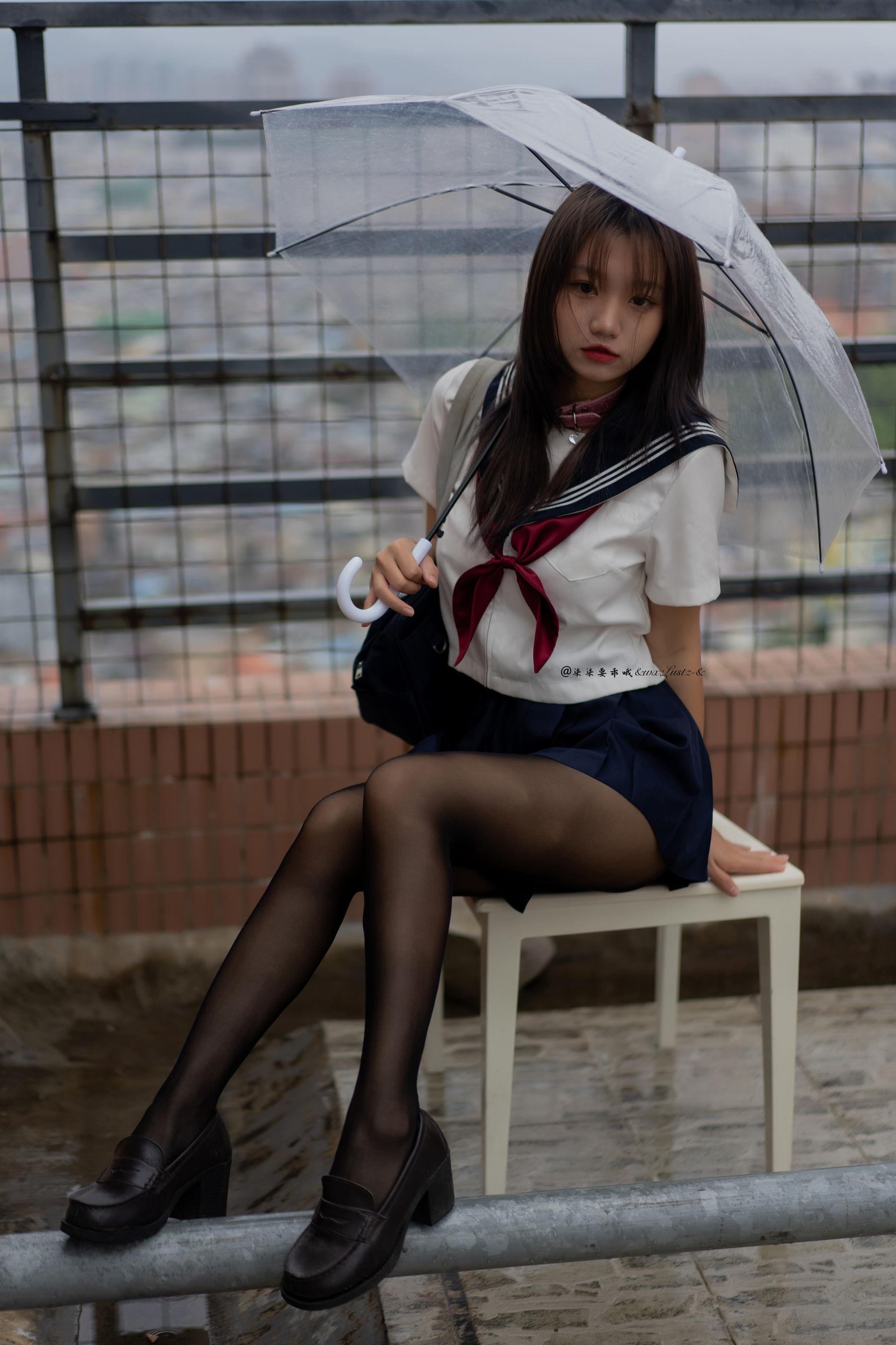 [福利COS] 动漫博主柒柒要乖哦 - 天台学姐