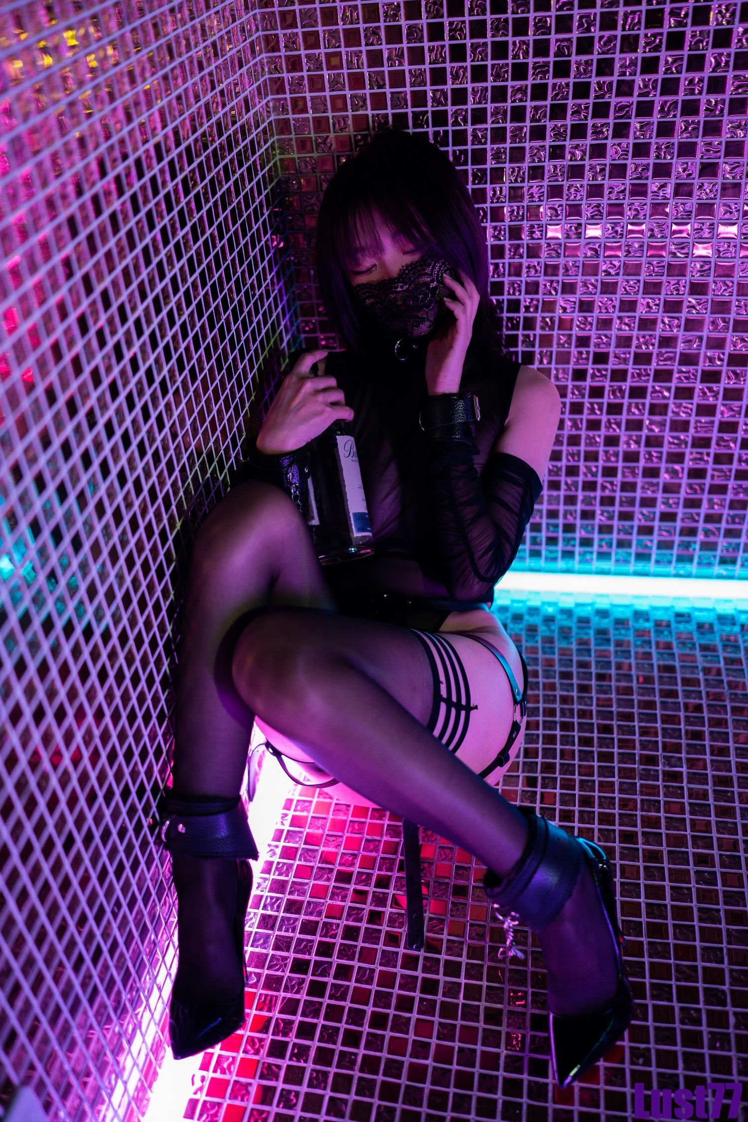 [福利COS] 动漫博主柒柒要乖哦 - 白液俘虏