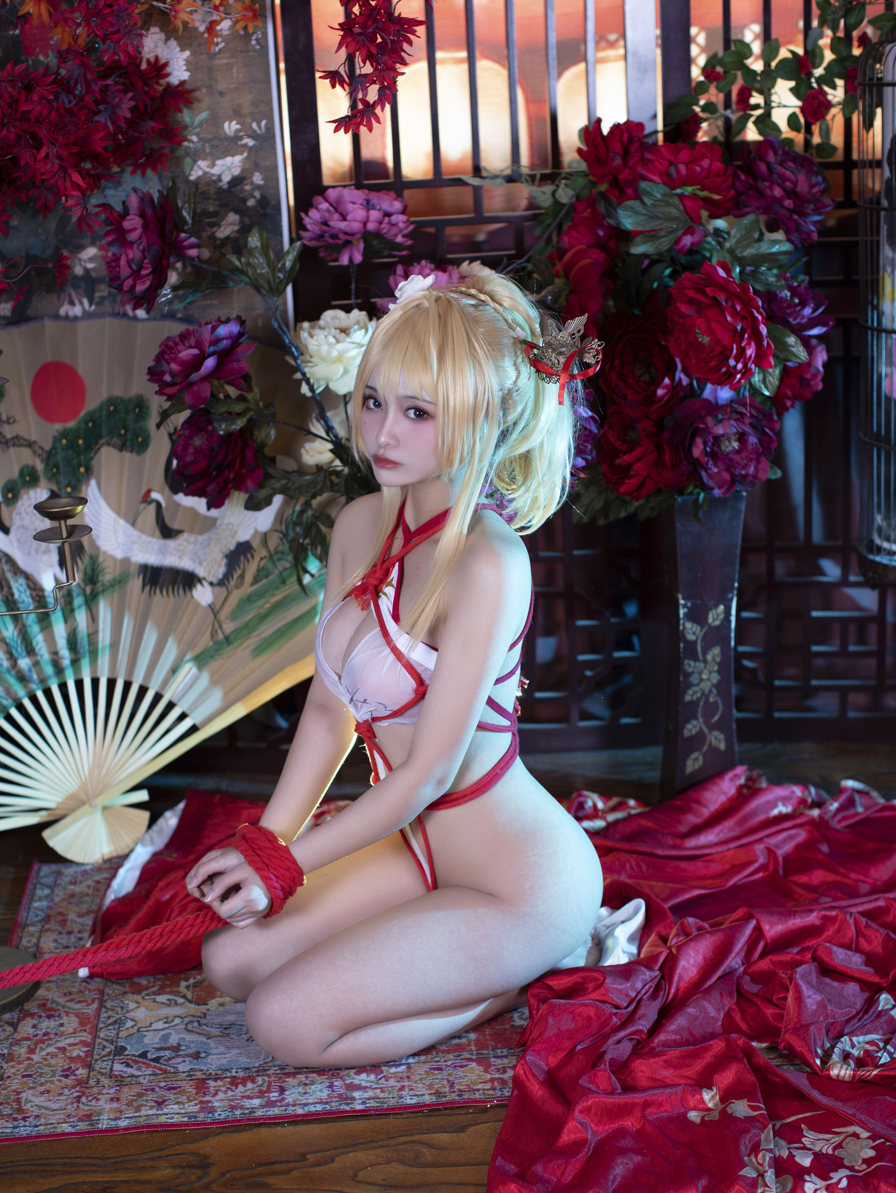 [福利COS] 动漫博主洛璃LoLiSAMA - 光荣凉夜香雪