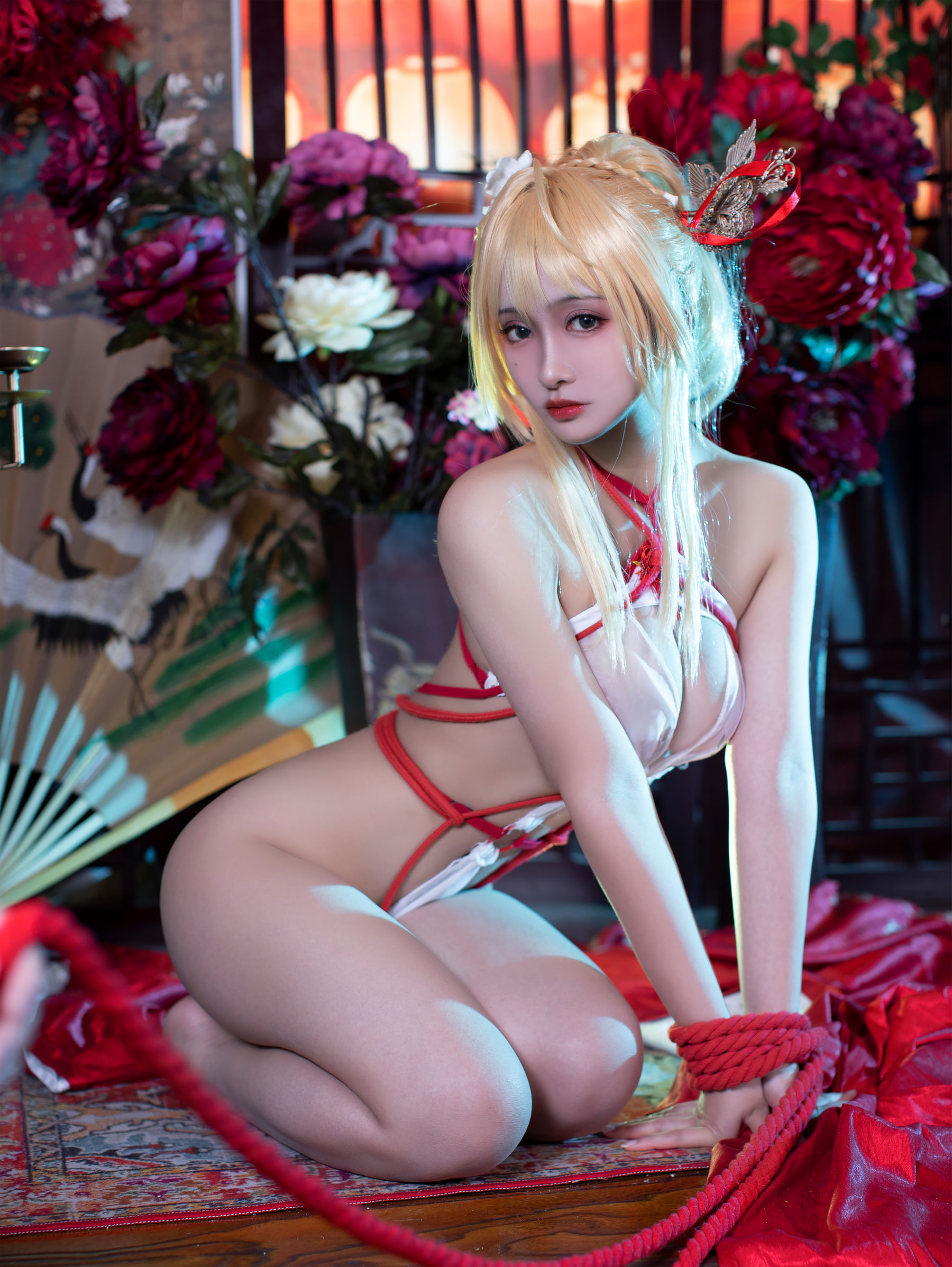[福利COS] 动漫博主洛璃LoLiSAMA - 光荣凉夜香雪