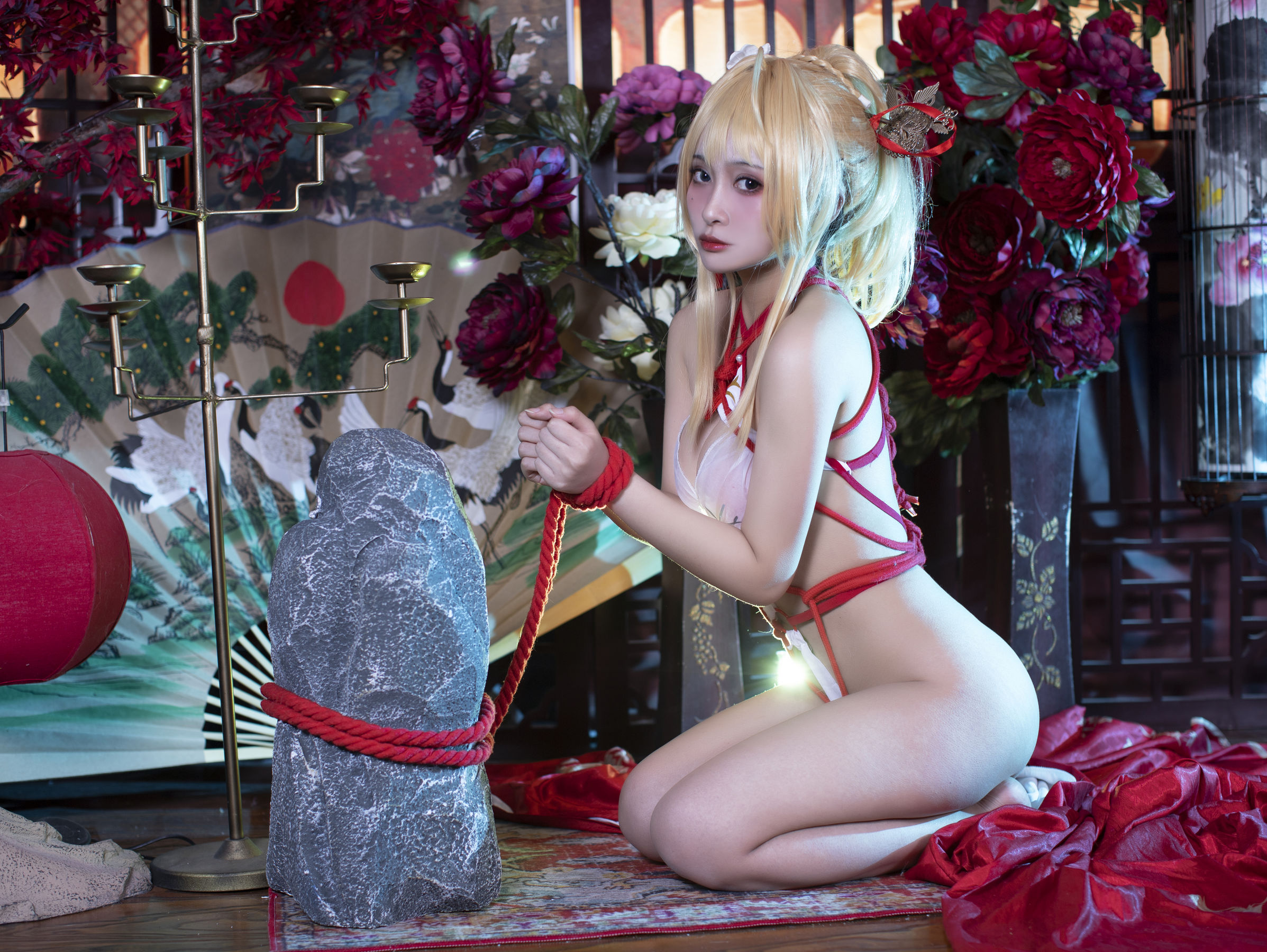 [福利COS] 动漫博主洛璃LoLiSAMA - 光荣凉夜香雪