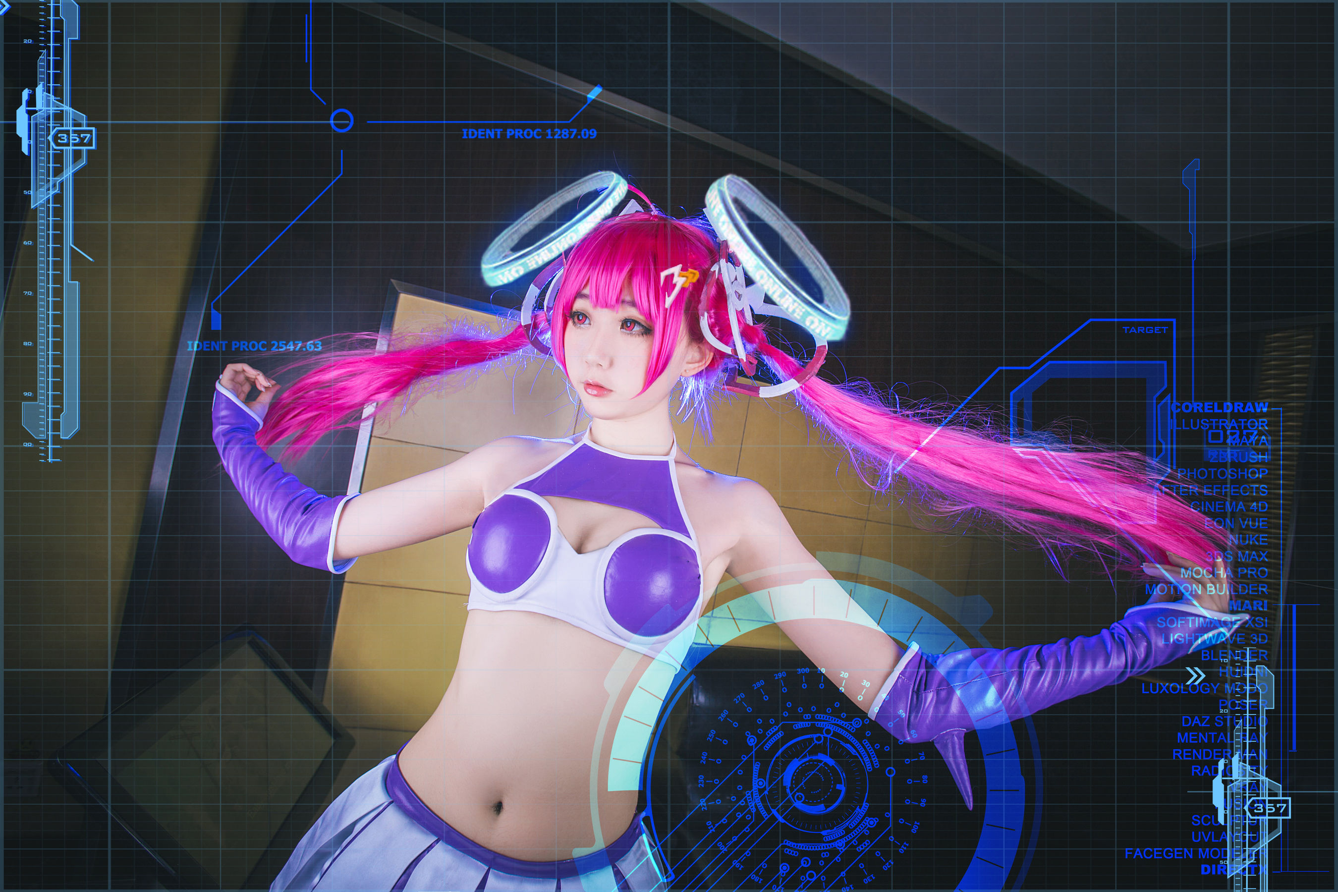 [福利COS] 动漫博主浅野菌子 - 300英雄 300娘