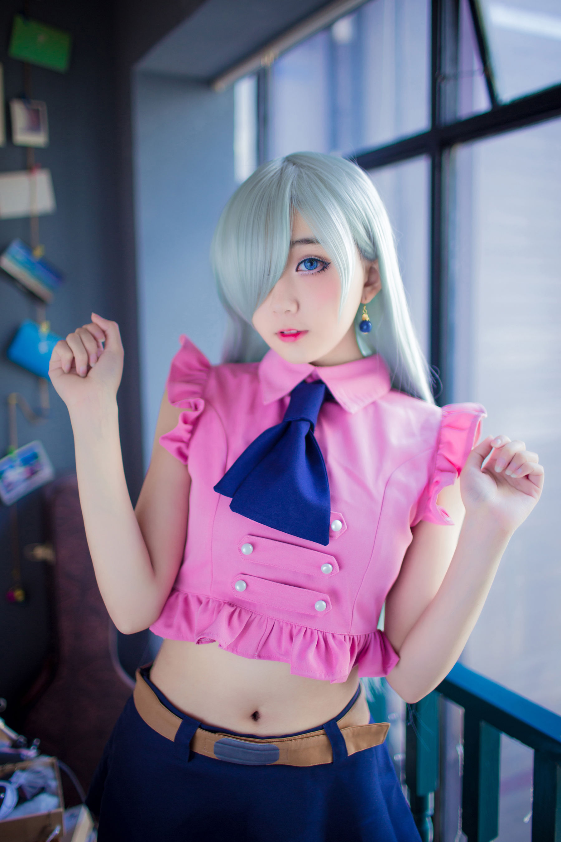 [福利COS] 动漫博主浅野菌子 - 七原罪 伊丽莎白・里昂妮丝