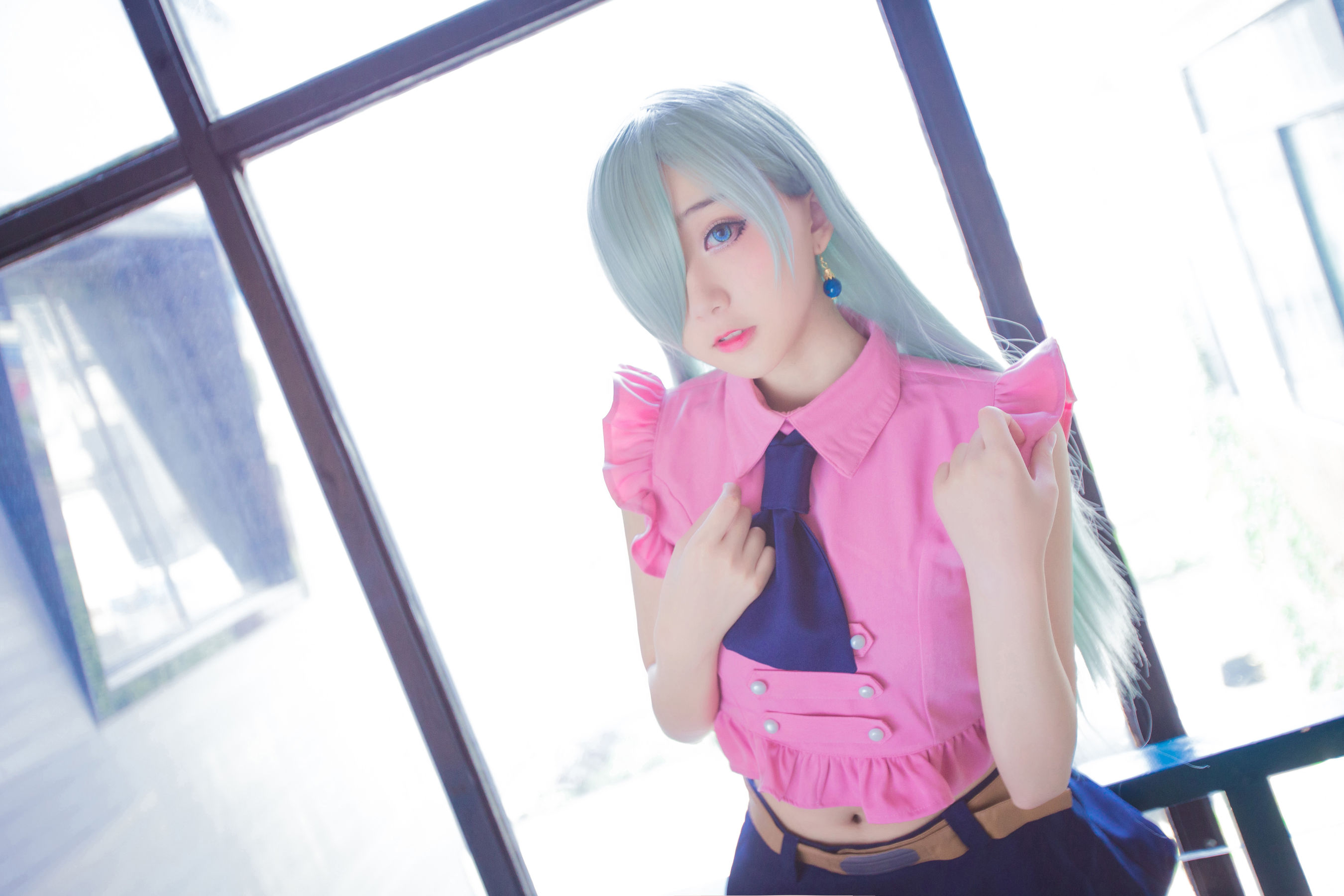 [福利COS] 动漫博主浅野菌子 - 七原罪 伊丽莎白・里昂妮丝