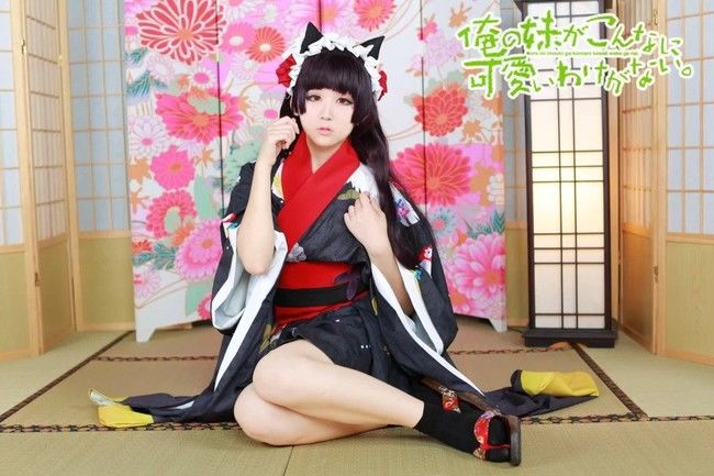 [福利COS] 动漫博主浅野菌子 - 我的妹妹哪有这么可爱！
