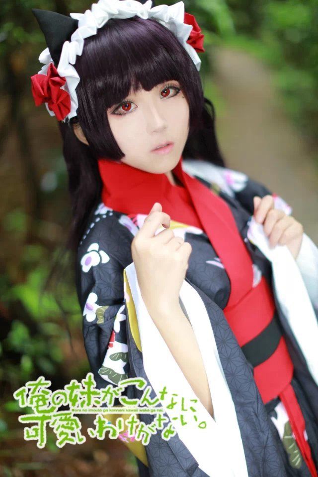[福利COS] 动漫博主浅野菌子 - 我的妹妹哪有这么可爱！