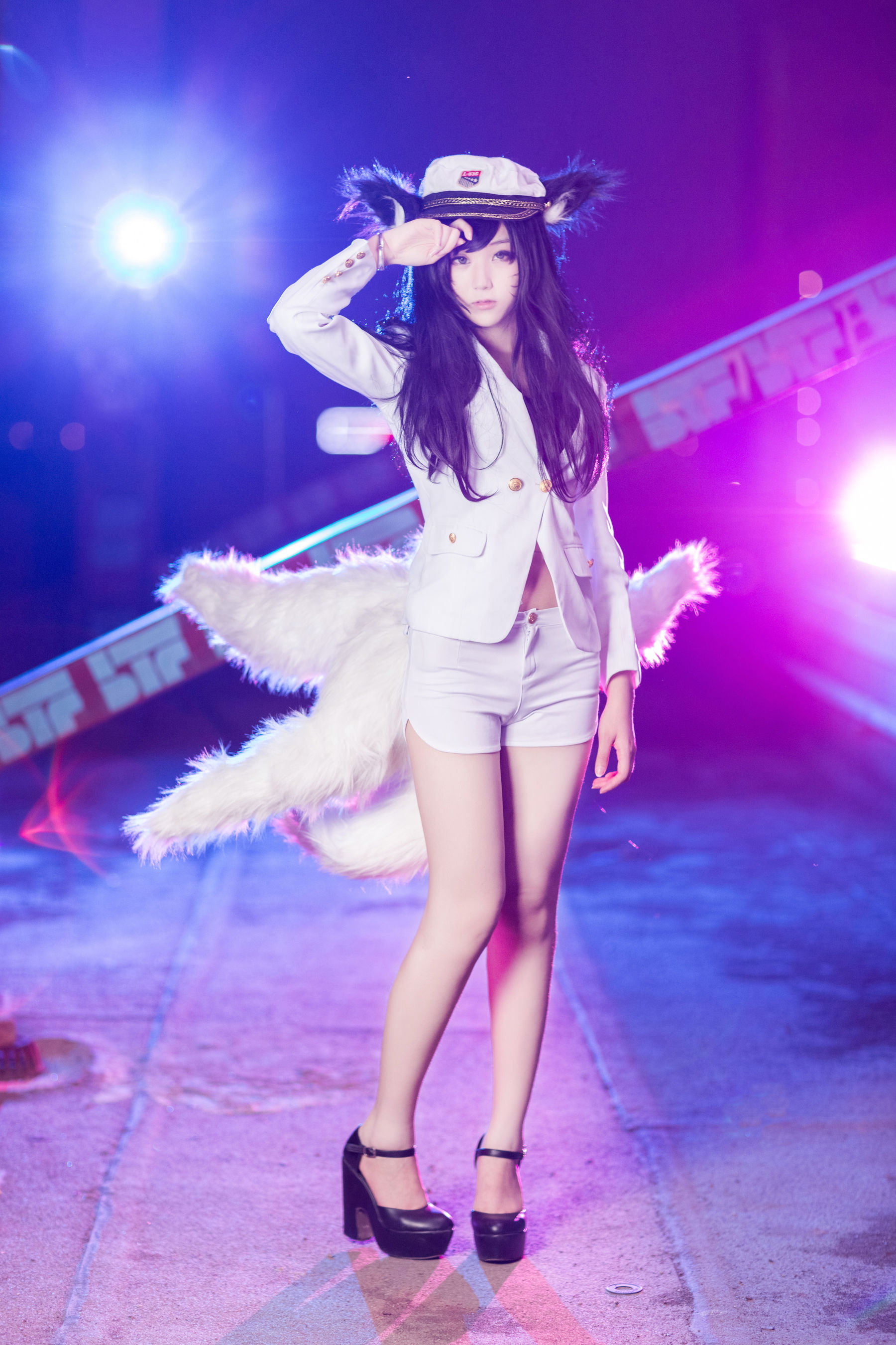 [福利COS] 动漫博主浅野菌子 - 英雄联盟 九尾妖狐阿狸