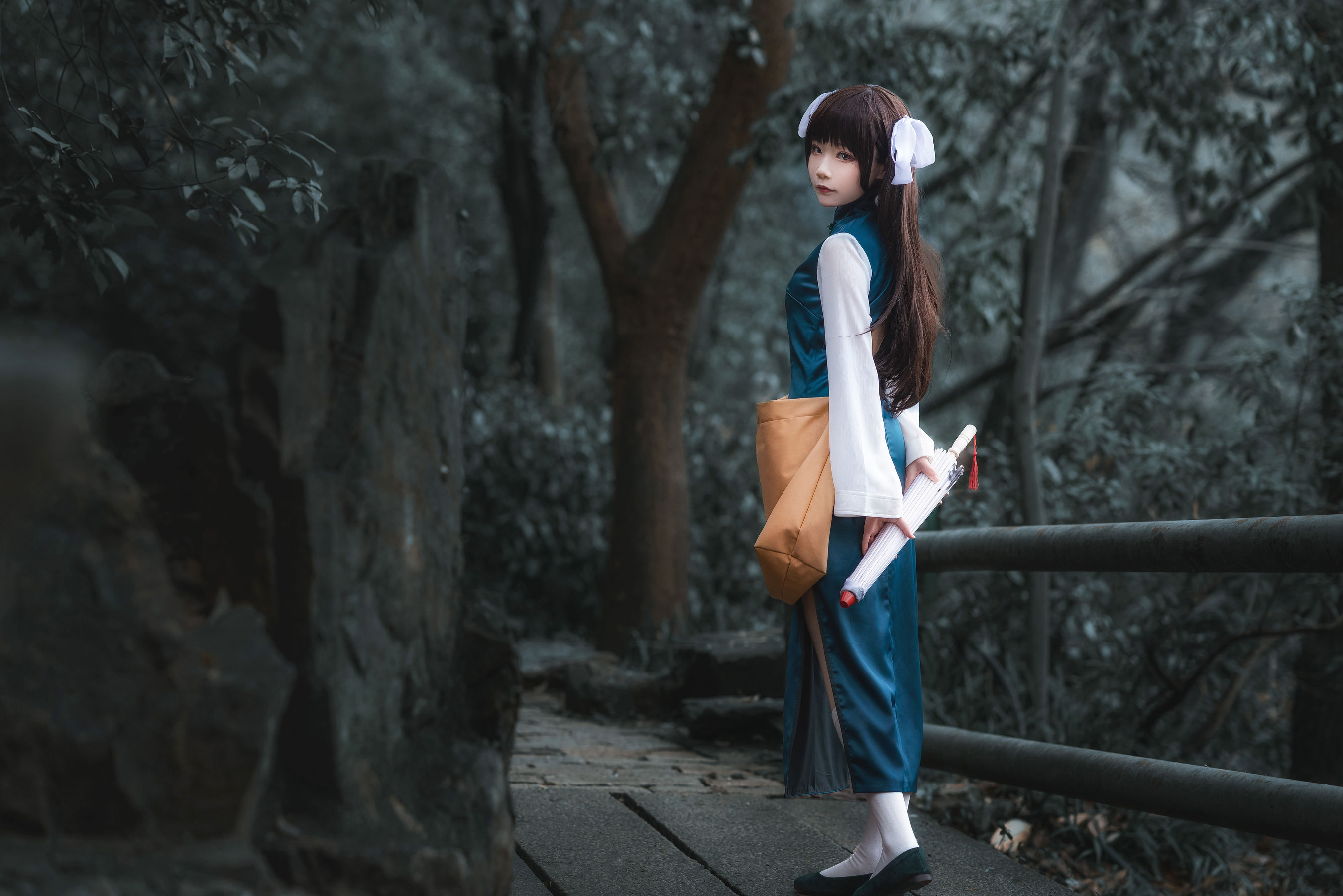 [福利COS] 动漫博主王胖胖u - 小道友旗袍
