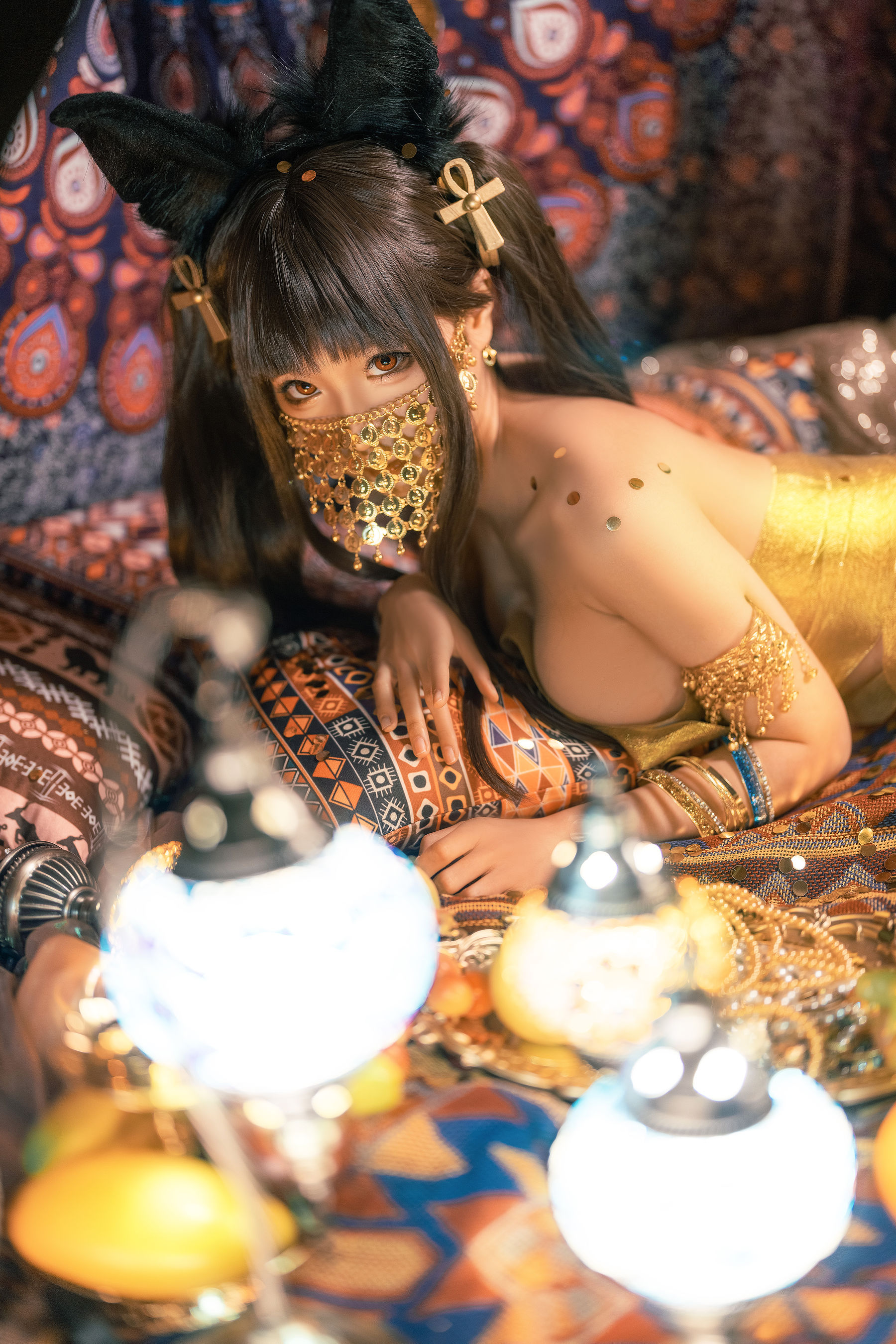 [福利COS] 动漫博主蠢沫沫 - 埃及喵