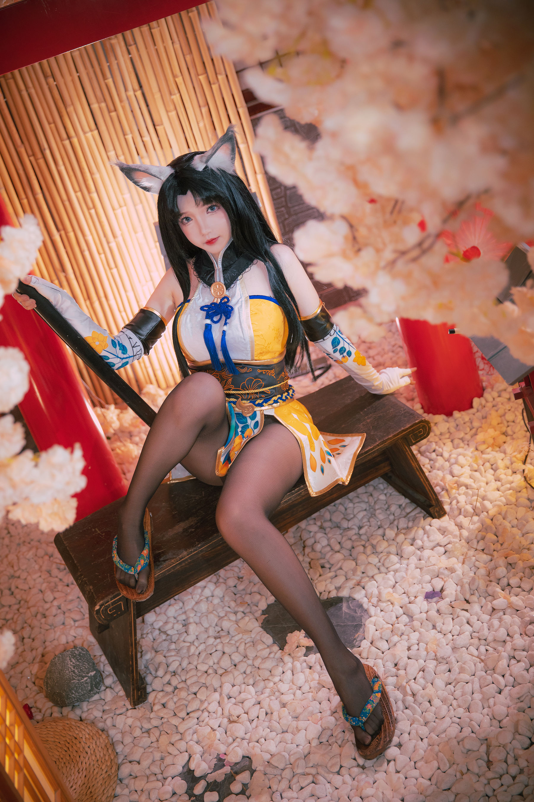 [福利COS] 动漫博主雪晴Astra - 永劫无间 黑丝胡桃