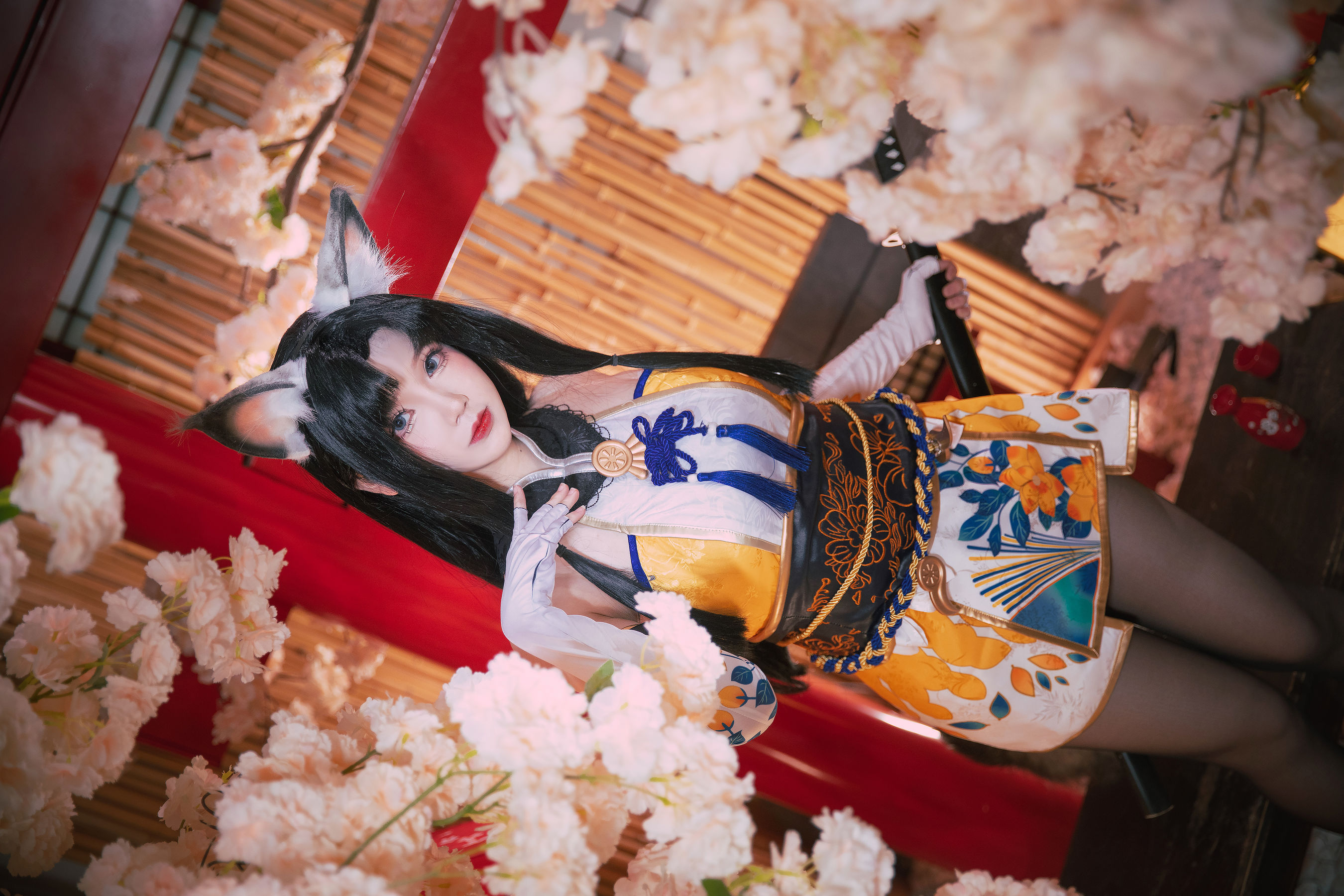 [福利COS] 动漫博主雪晴Astra - 永劫无间 黑丝胡桃