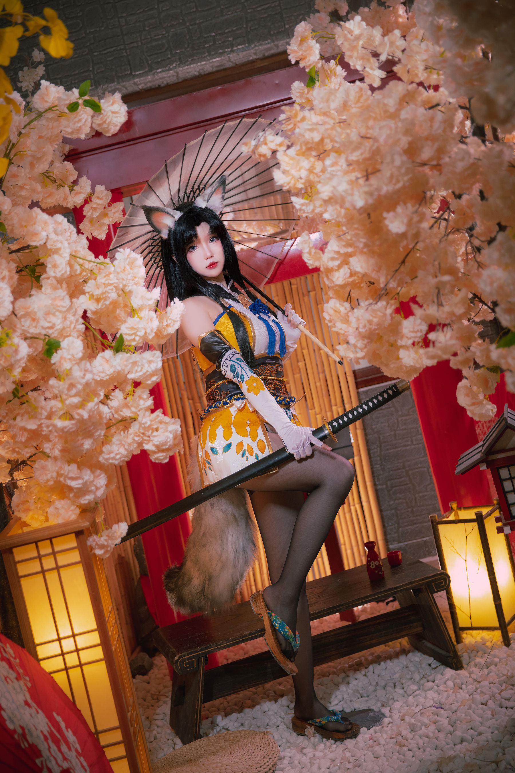 [福利COS] 动漫博主雪晴Astra - 永劫无间 黑丝胡桃