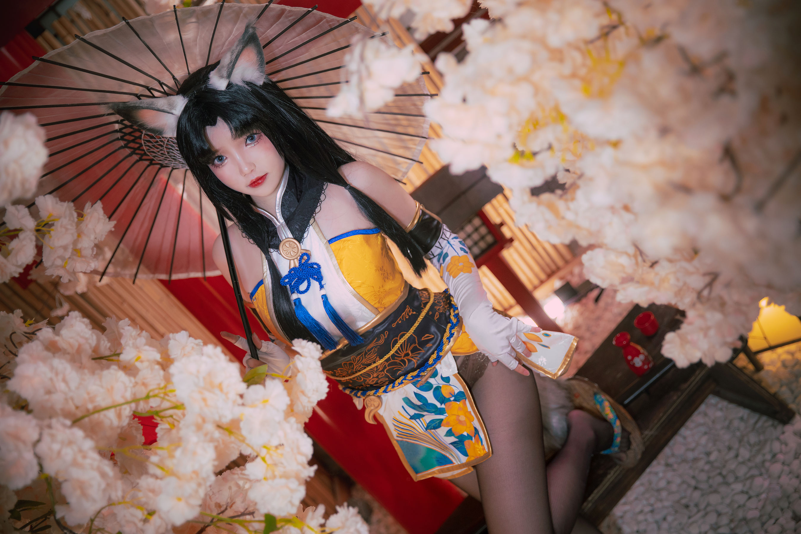 [福利COS] 动漫博主雪晴Astra - 永劫无间 黑丝胡桃