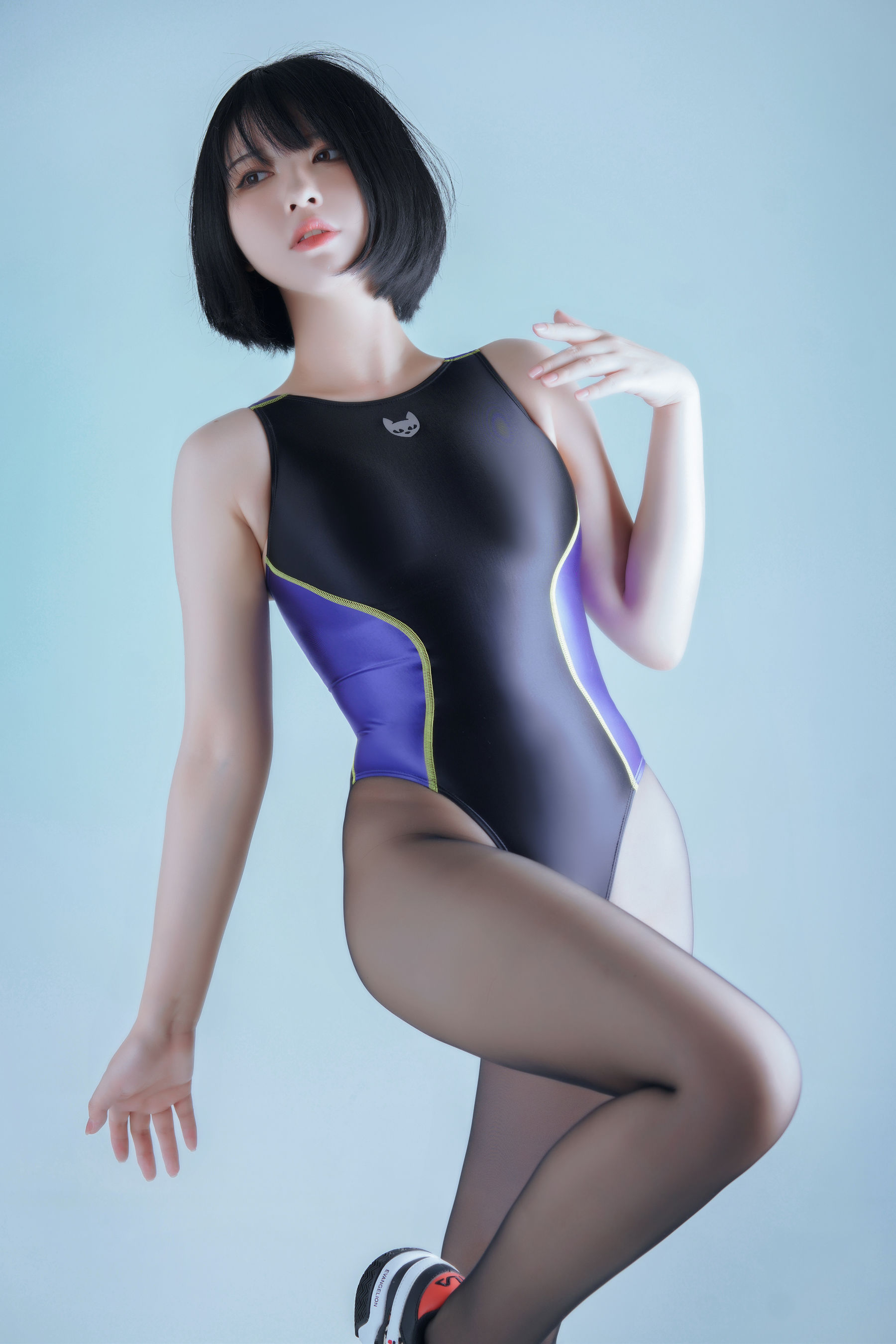 [福利COS] 半半子 - 竞泳