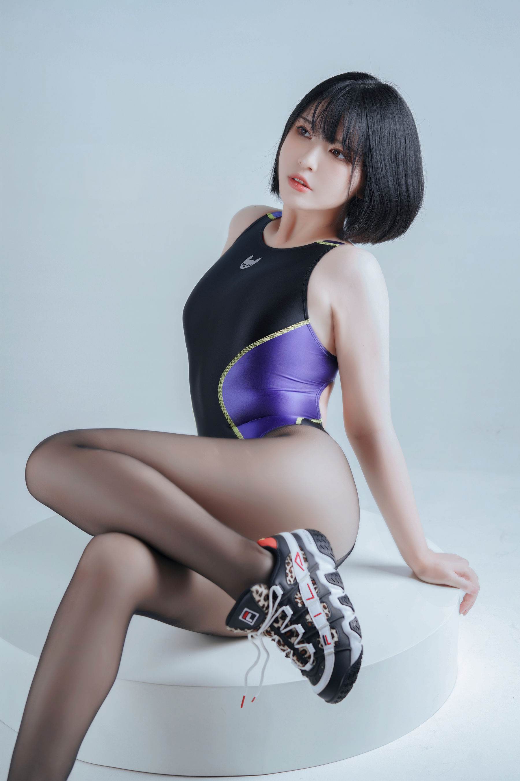 [福利COS] 半半子 - 竞泳