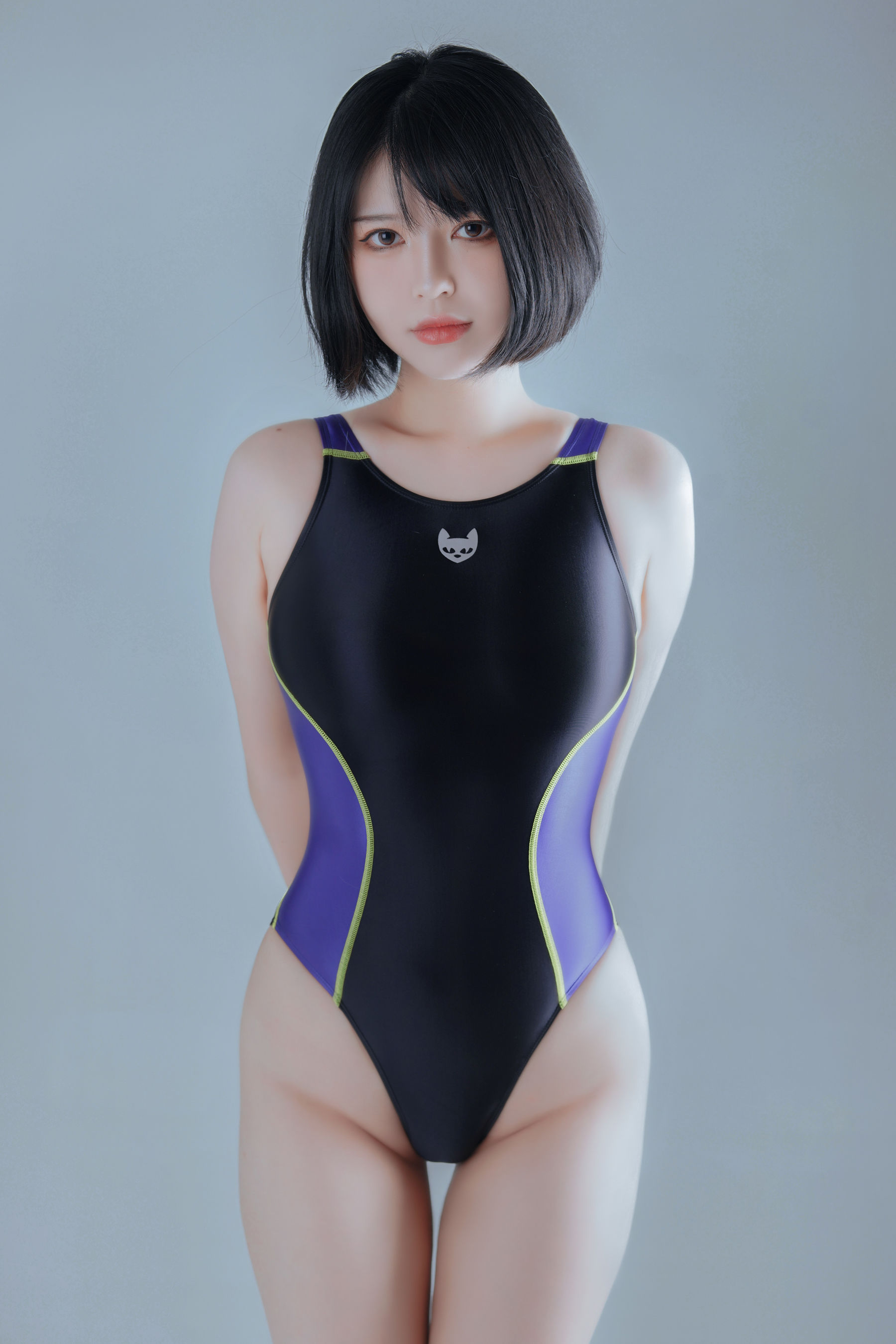 [福利COS] 半半子 - 竞泳