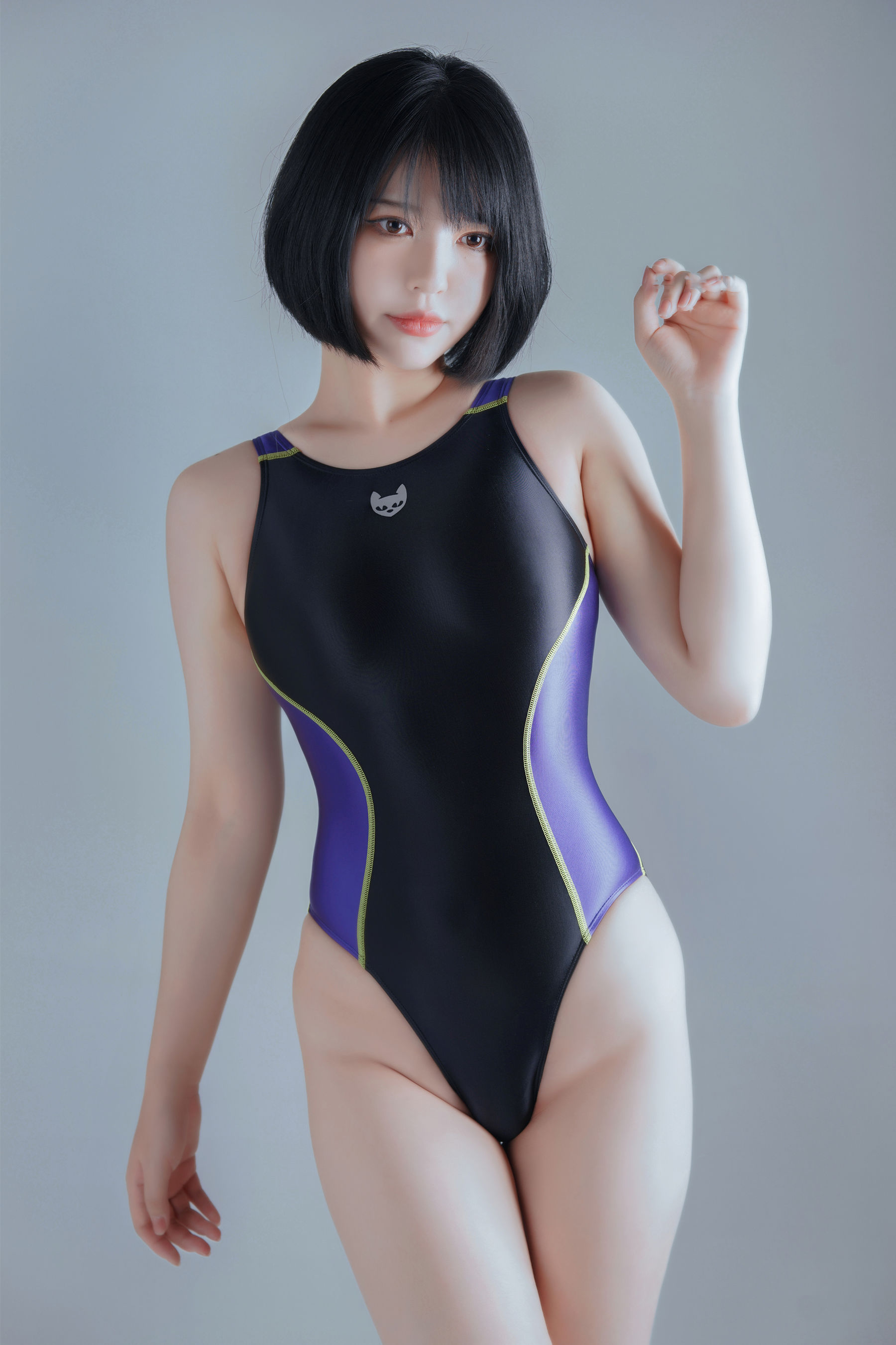 [福利COS] 半半子 - 竞泳