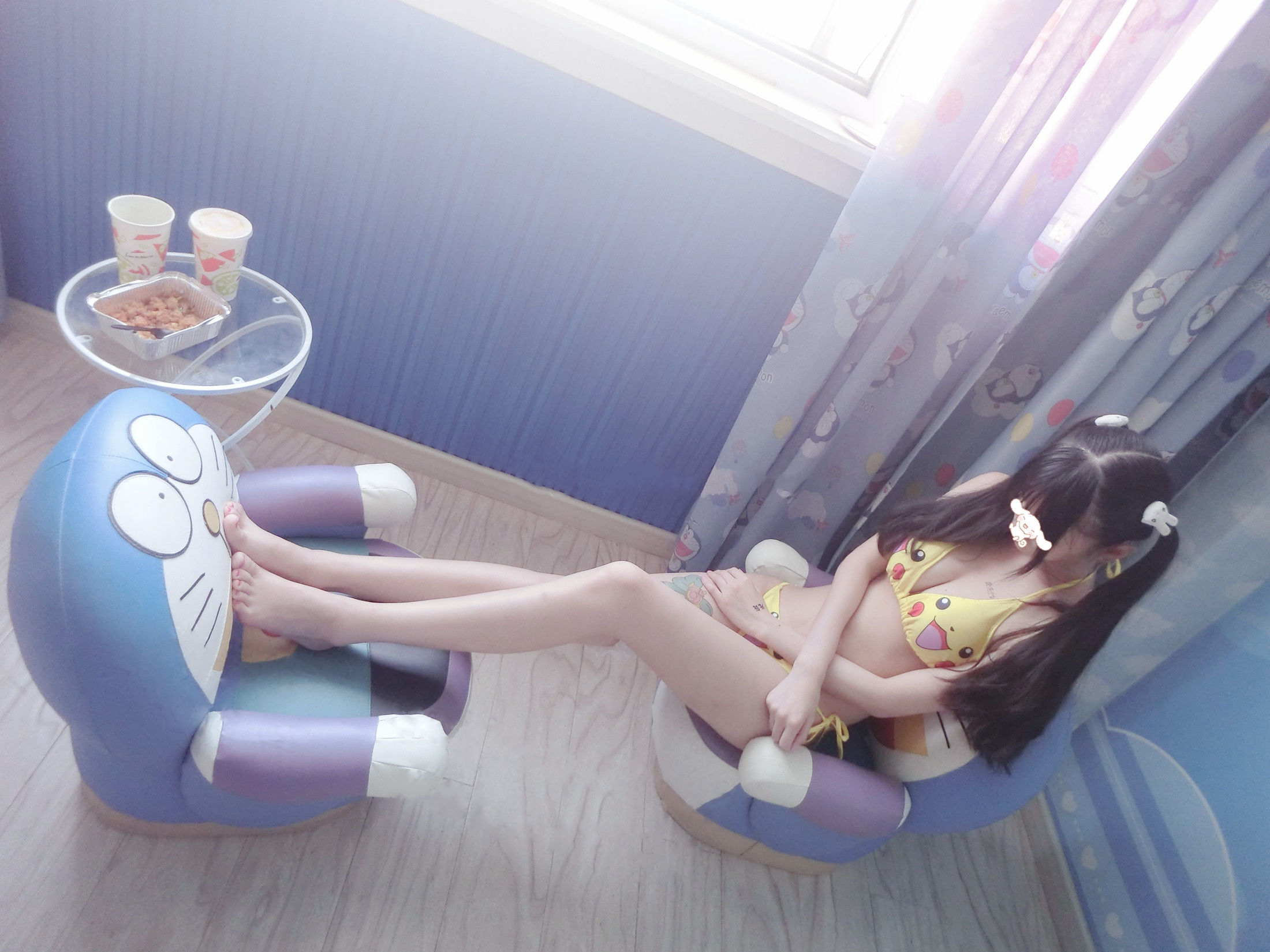 [福利COS] 双马尾少女赛高酱作品 - 皮卡丘比基尼
