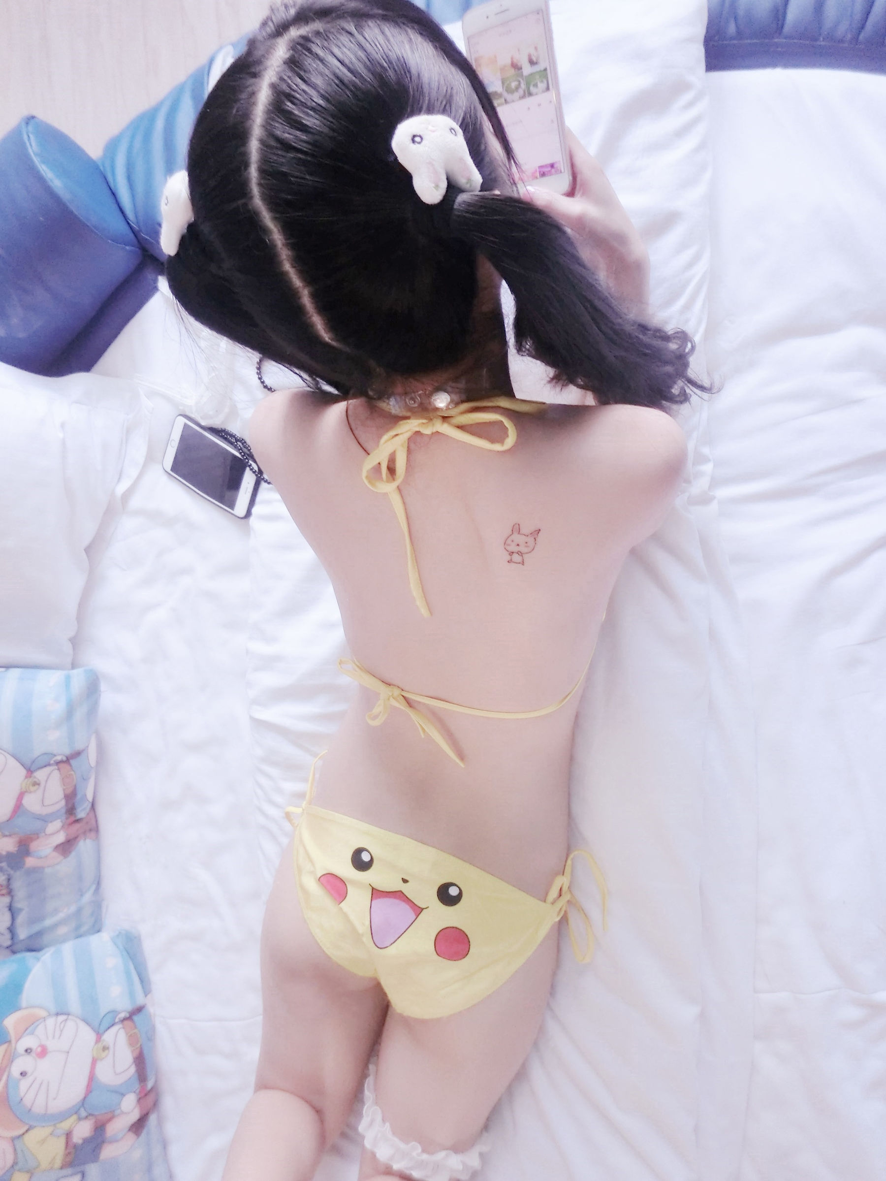 [福利COS] 双马尾少女赛高酱作品 - 皮卡丘比基尼