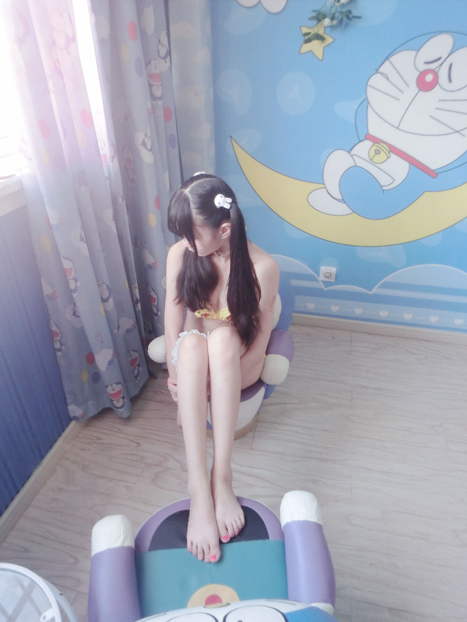 [福利COS] 双马尾少女赛高酱作品 - 皮卡丘比基尼