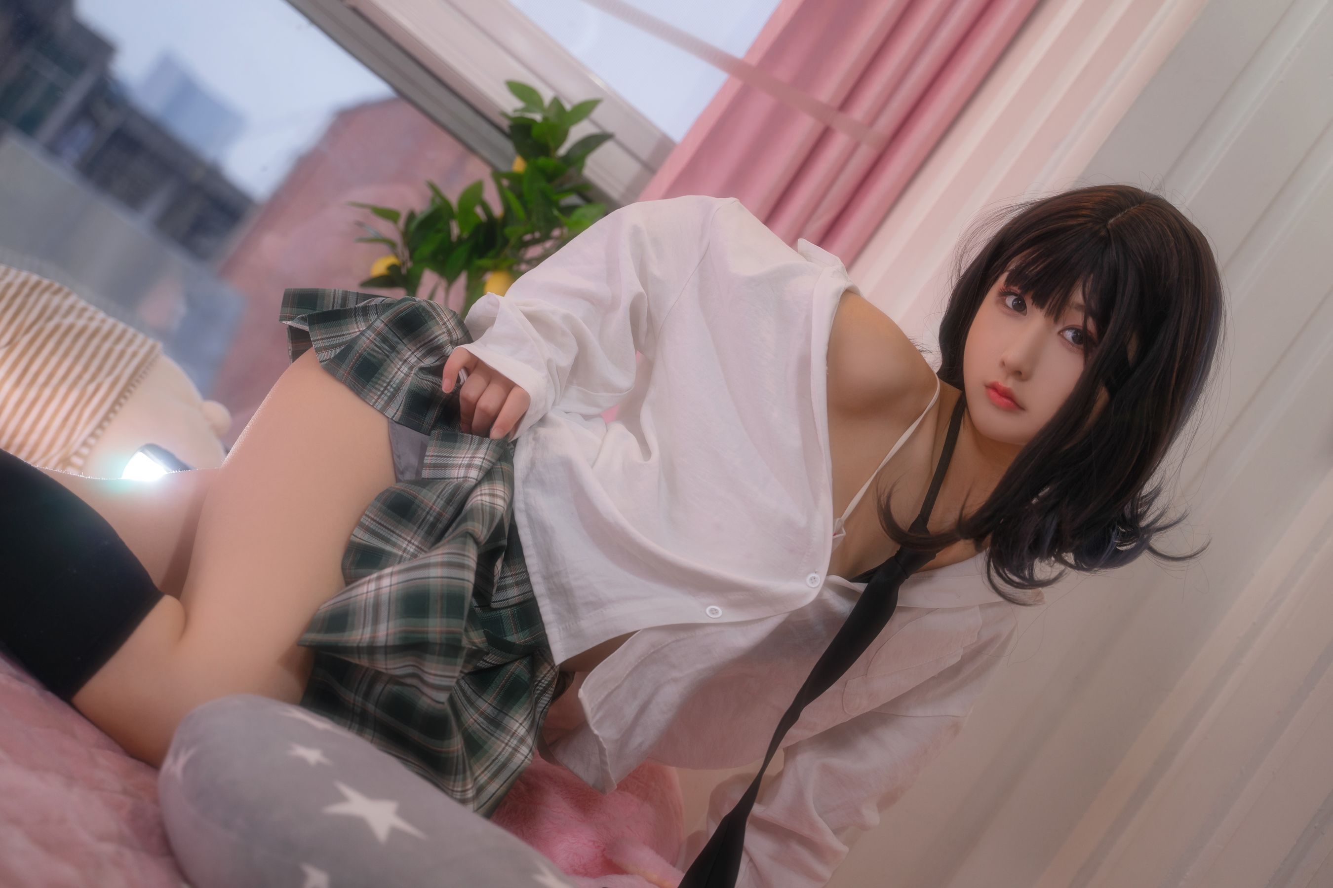 [福利COS] 可可老师 - 放课后JK