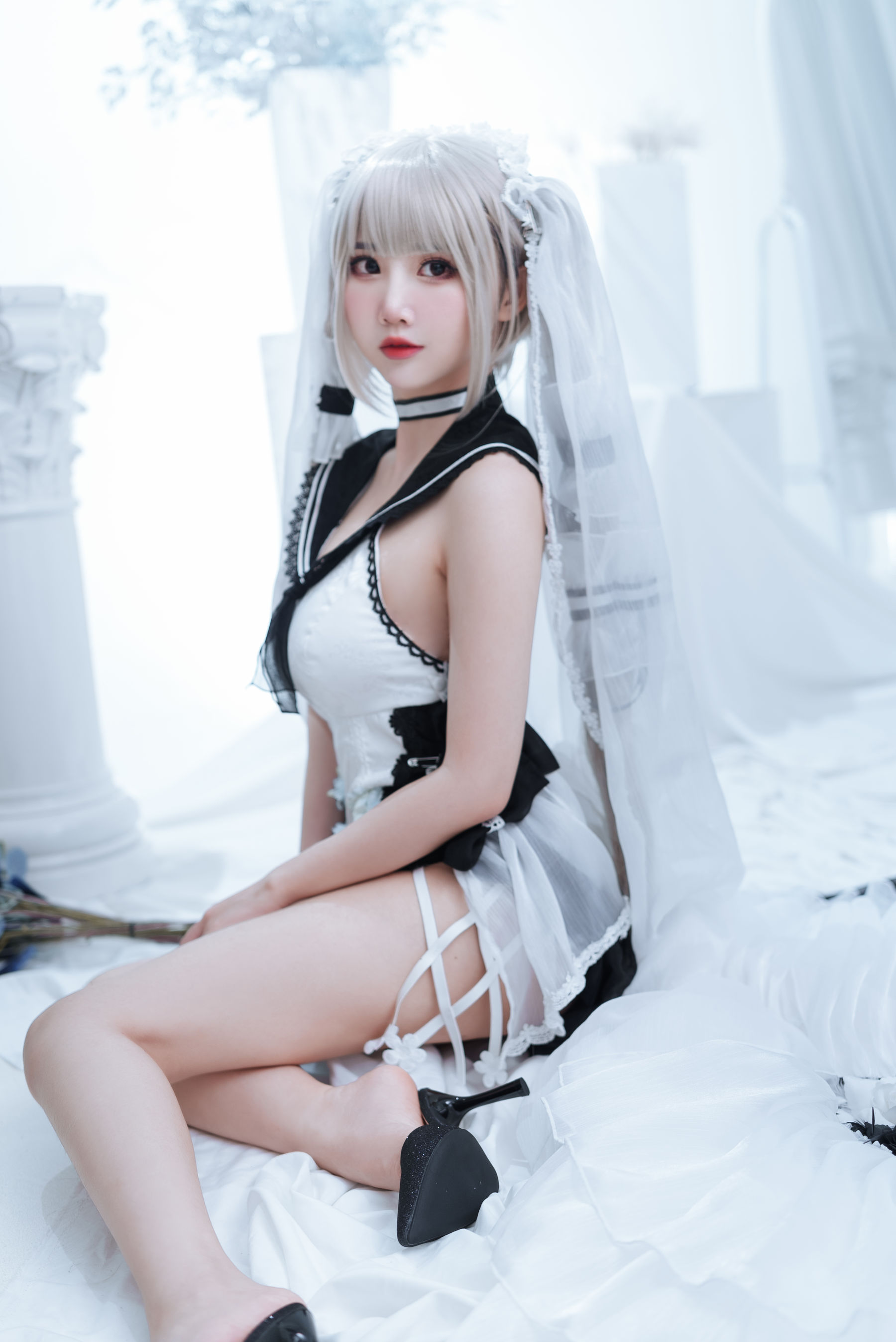 [福利COS] 可爱人气Coser面饼仙儿 - 可畏婚纱