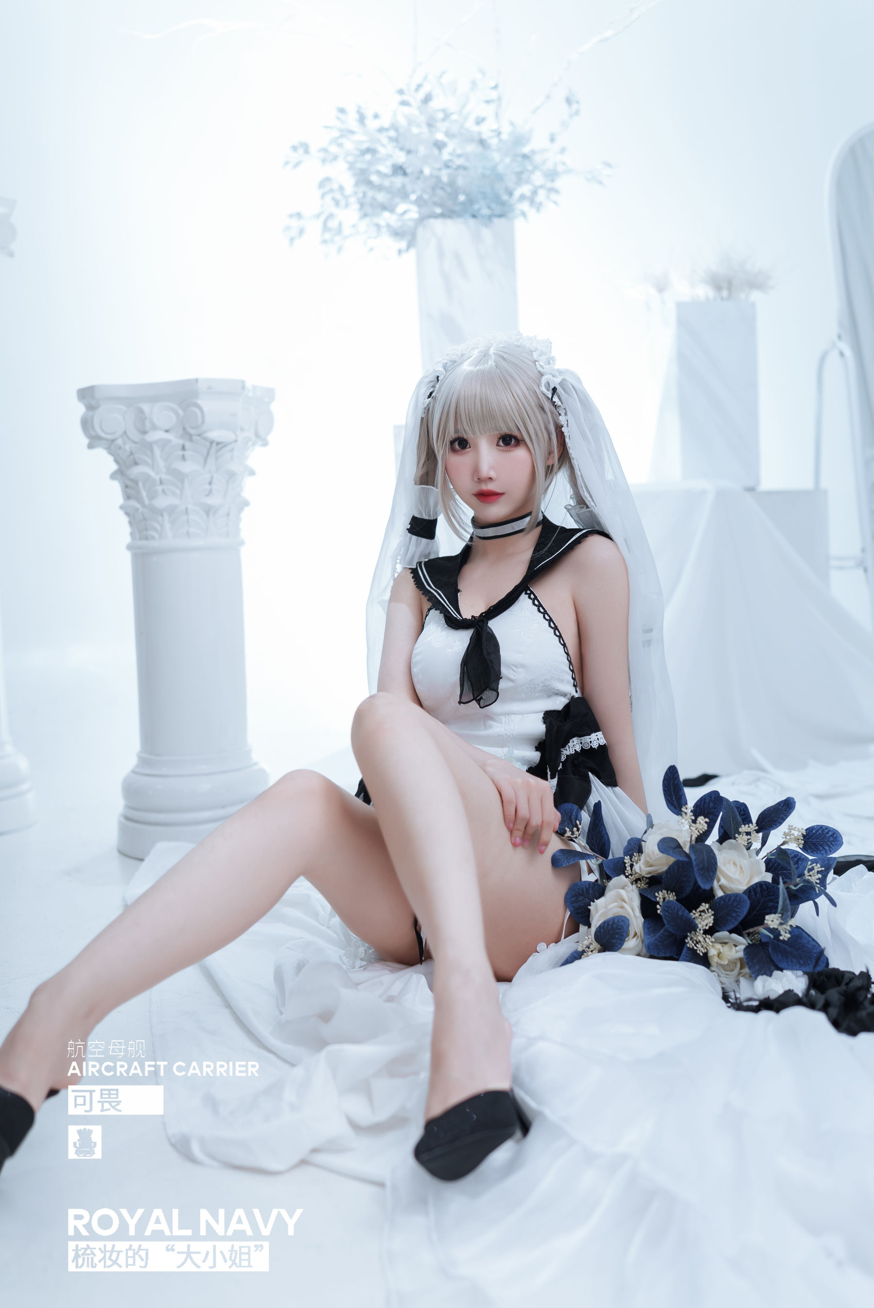[福利COS] 可爱人气Coser面饼仙儿 - 可畏婚纱