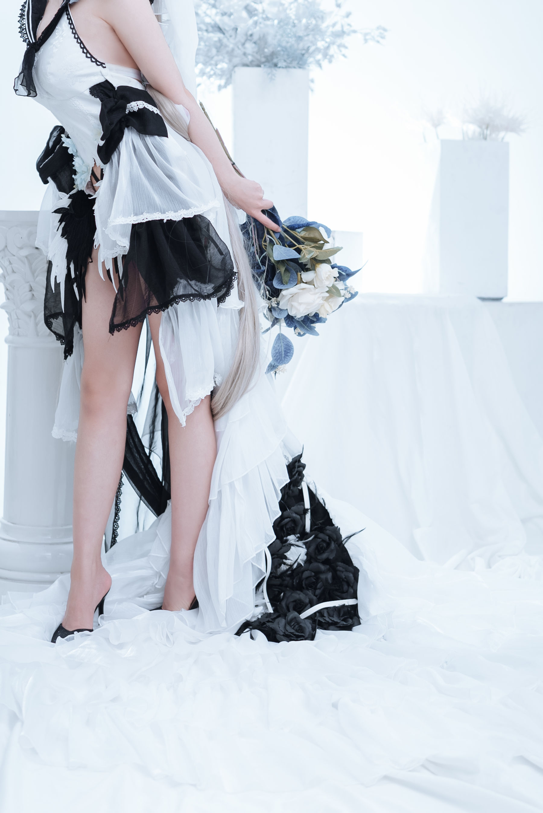 [福利COS] 可爱人气Coser面饼仙儿 - 可畏婚纱