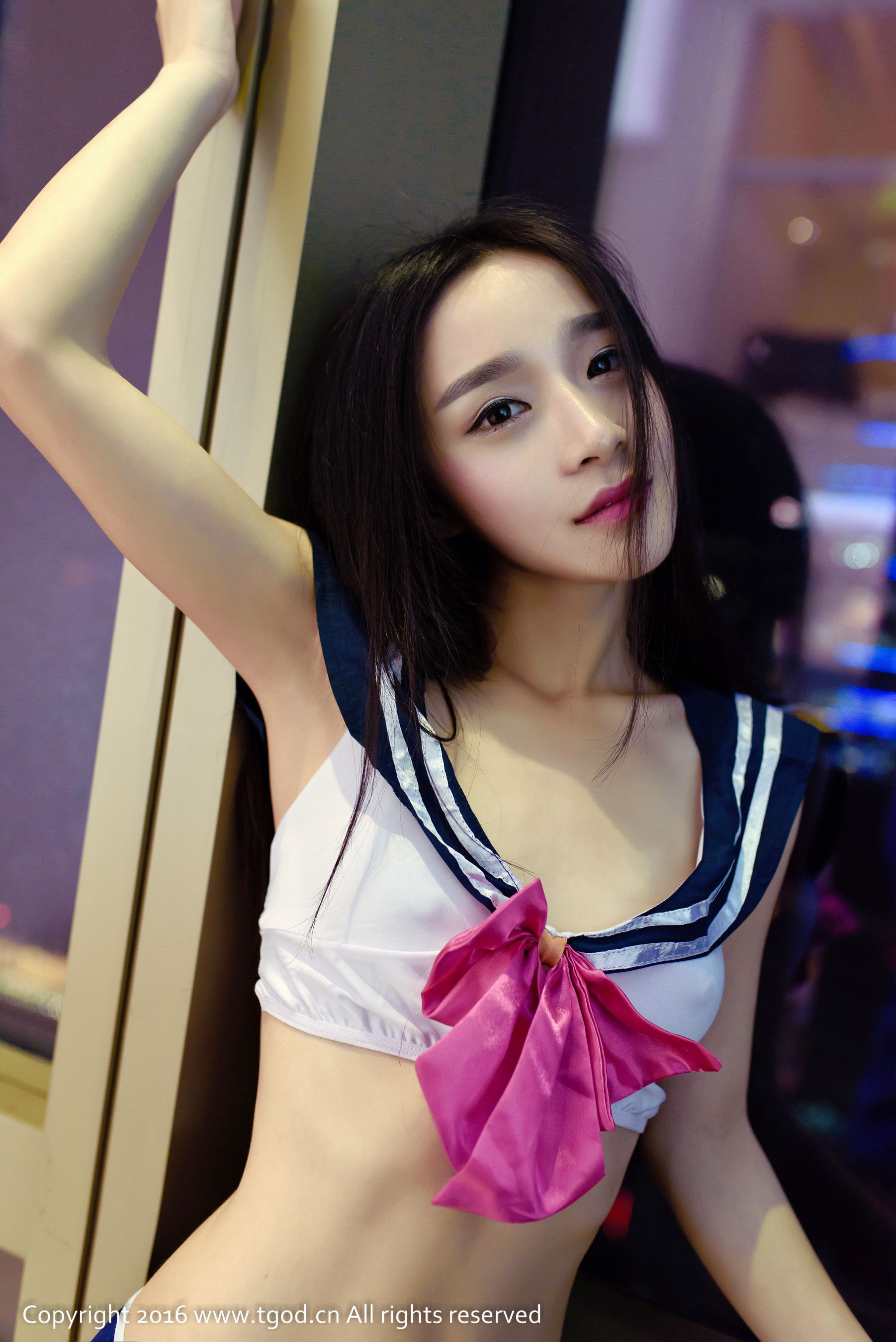 绮梦Cherish《长发及腰、娇嫩欲滴的美少女》 [推女神/御女郎]