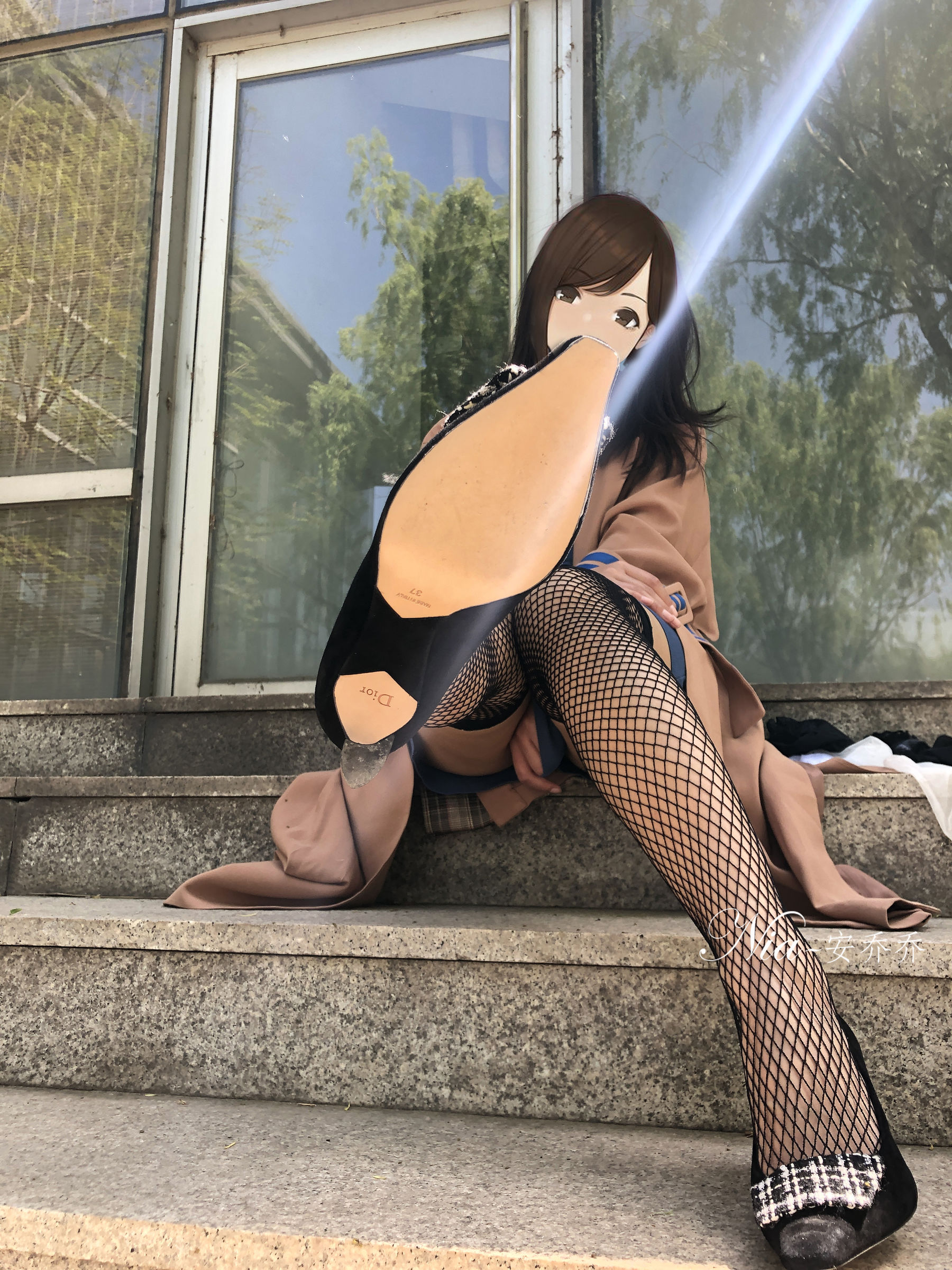 [福利COS] 安乔乔儿(Nia乔乔) No.021 不小心被发现了