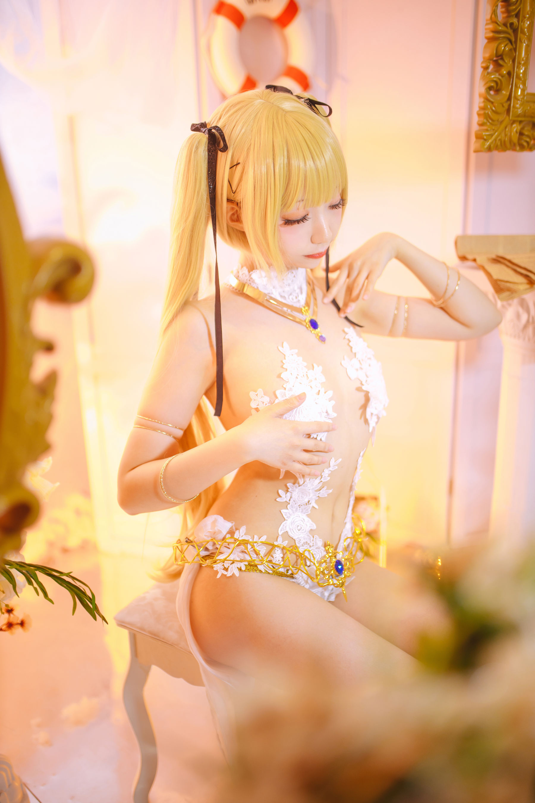 [福利COS] 小野寺地瓜 - 玛丽萝丝 天使翅膀
