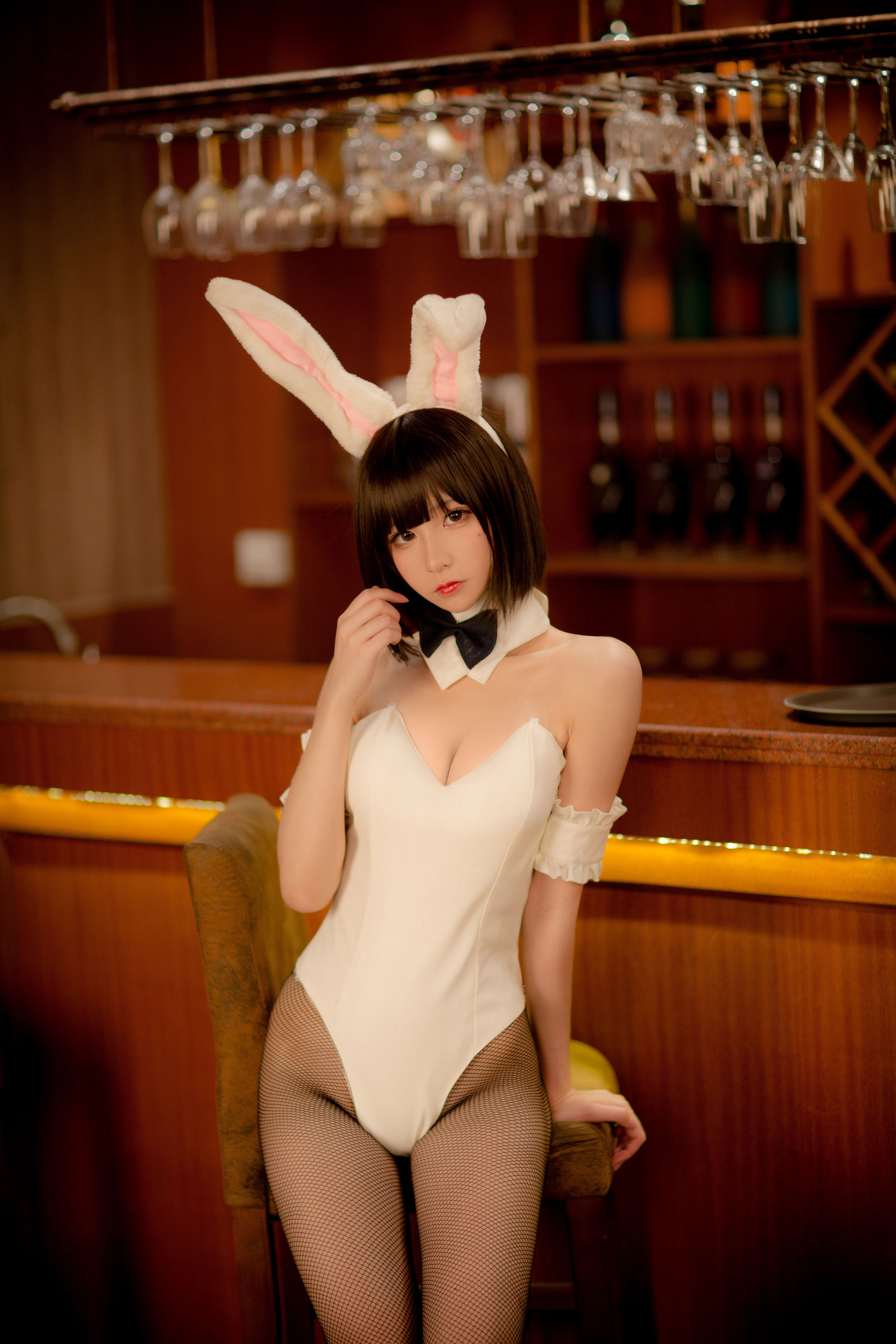 [福利COS] 拼音拼嘤嘤 - 加藤惠兔女郎