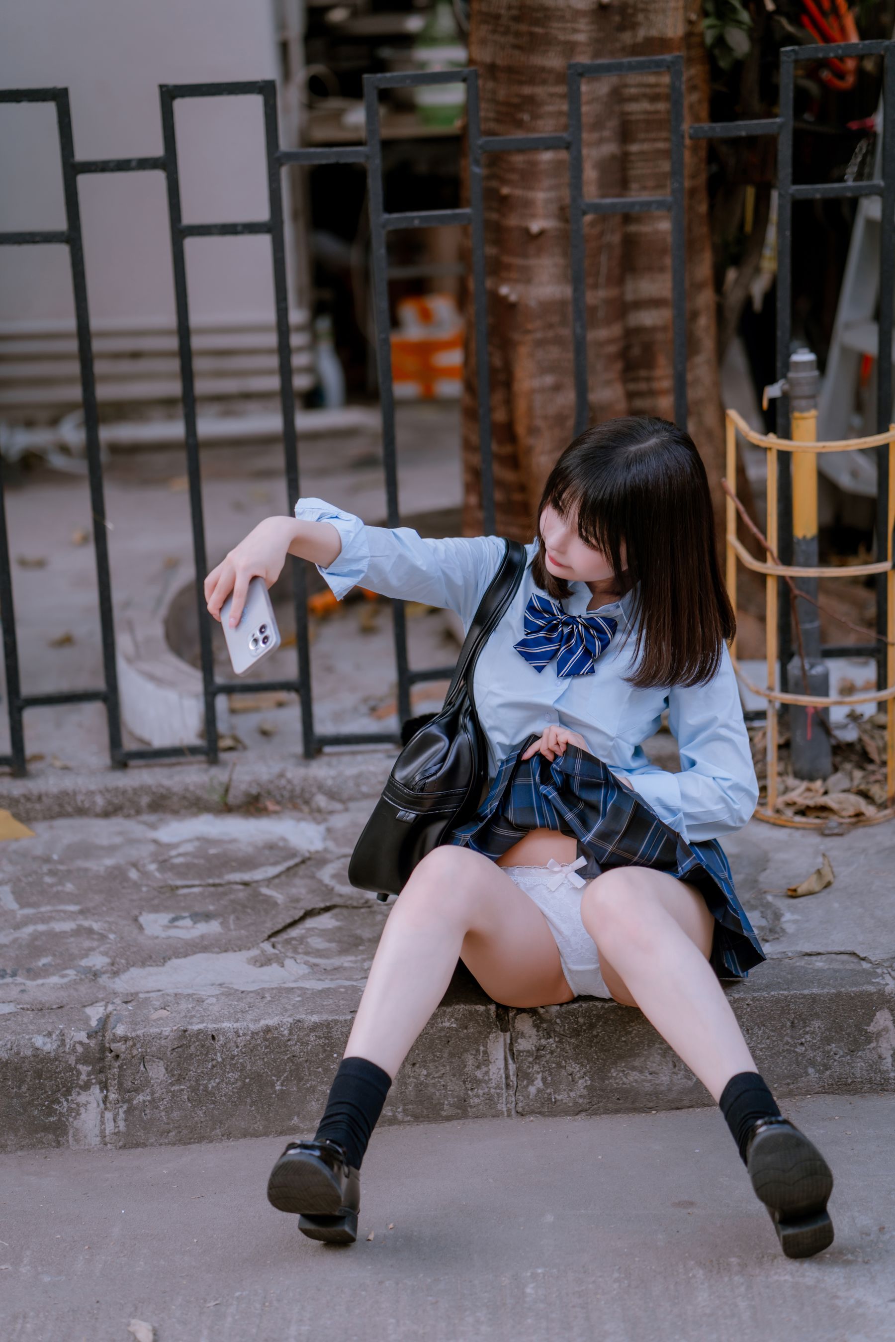 [福利COS] 桜井宁宁 - JK之居家