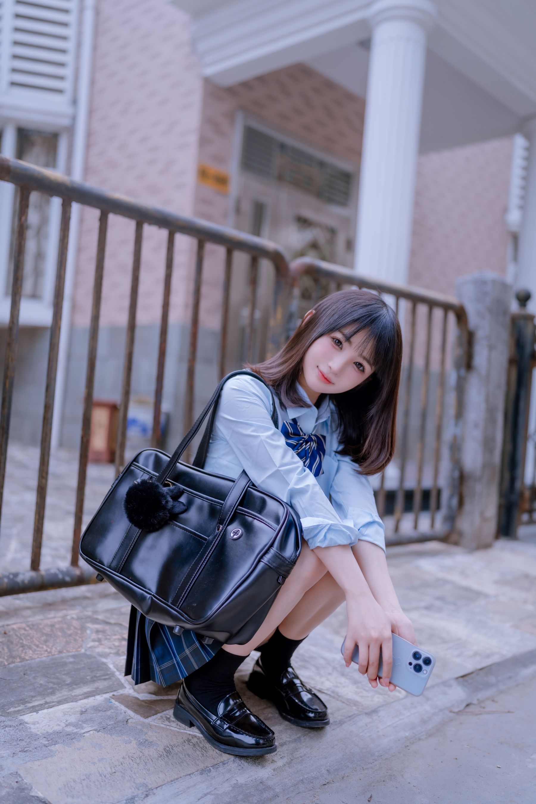 [福利COS] 桜井宁宁 - JK之居家