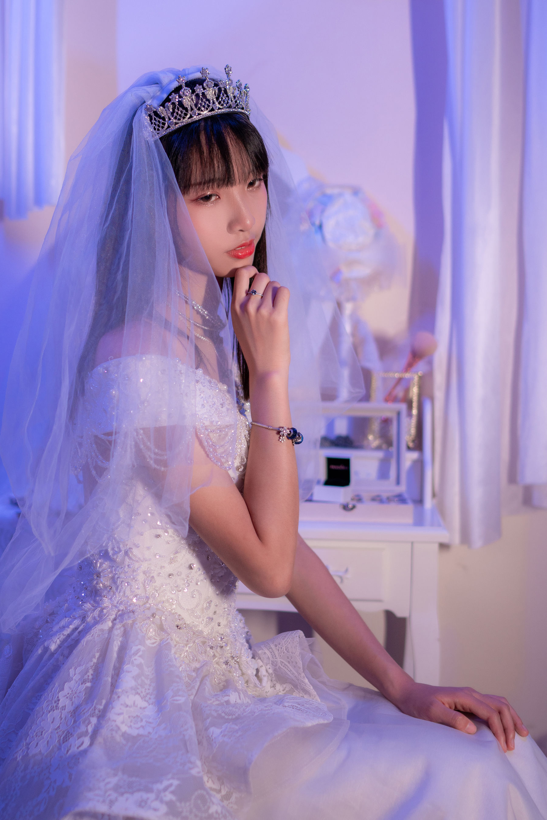 [福利COS] 清纯妹子西瓜 - 花嫁