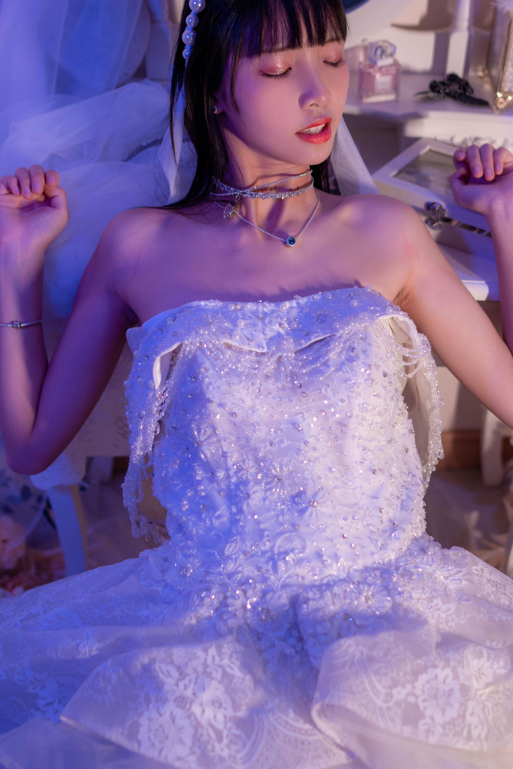 [福利COS] 清纯妹子西瓜 - 花嫁