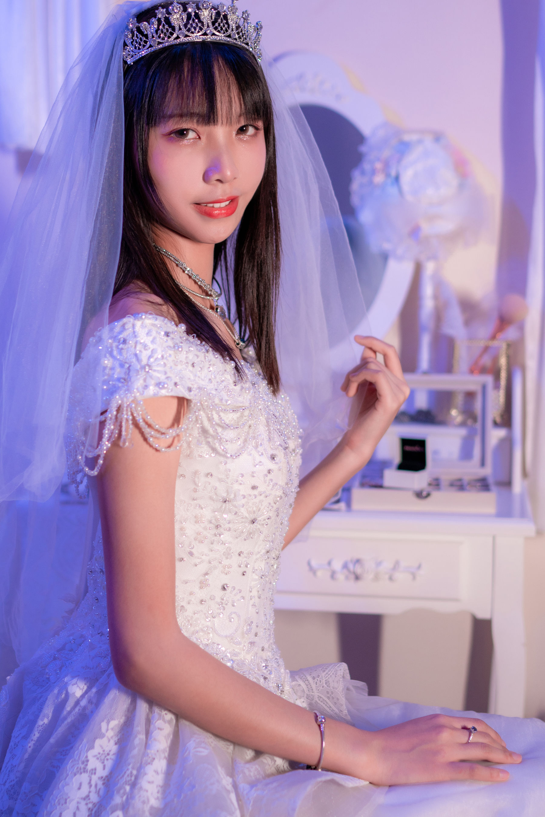 [福利COS] 清纯妹子西瓜 - 花嫁