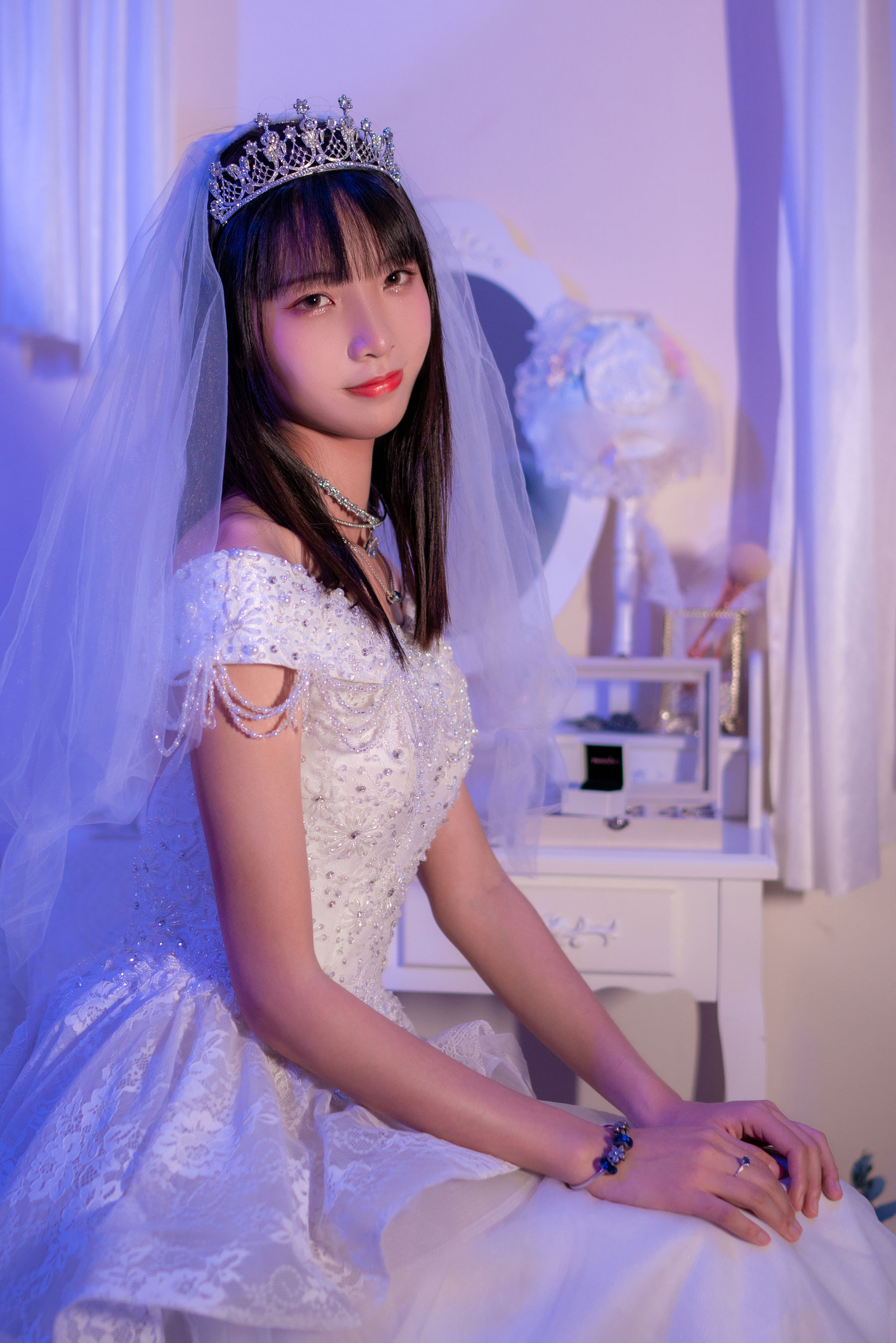 [福利COS] 清纯妹子西瓜 - 花嫁