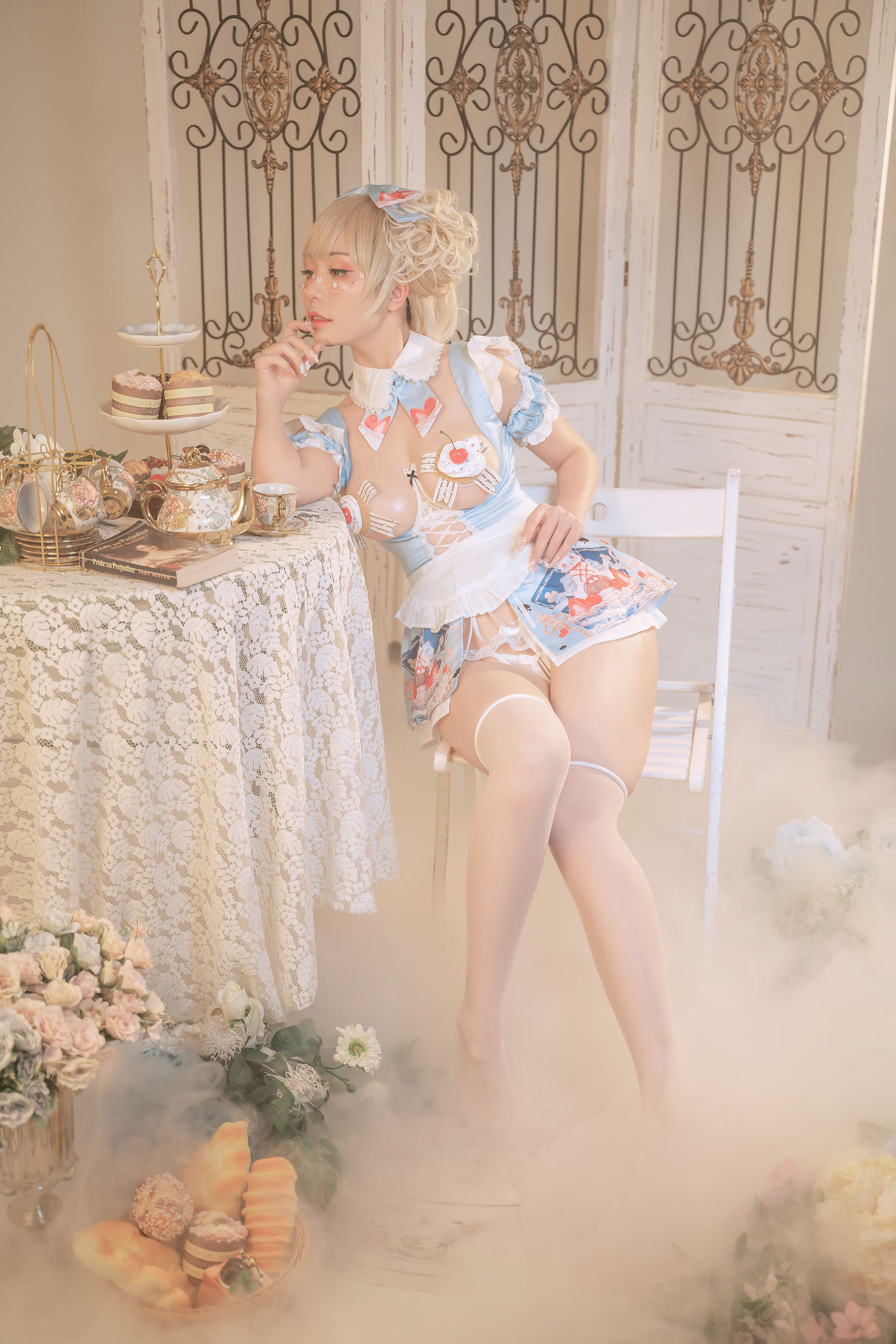[福利COS] 爆机少女喵小吉 - 秘密茶会