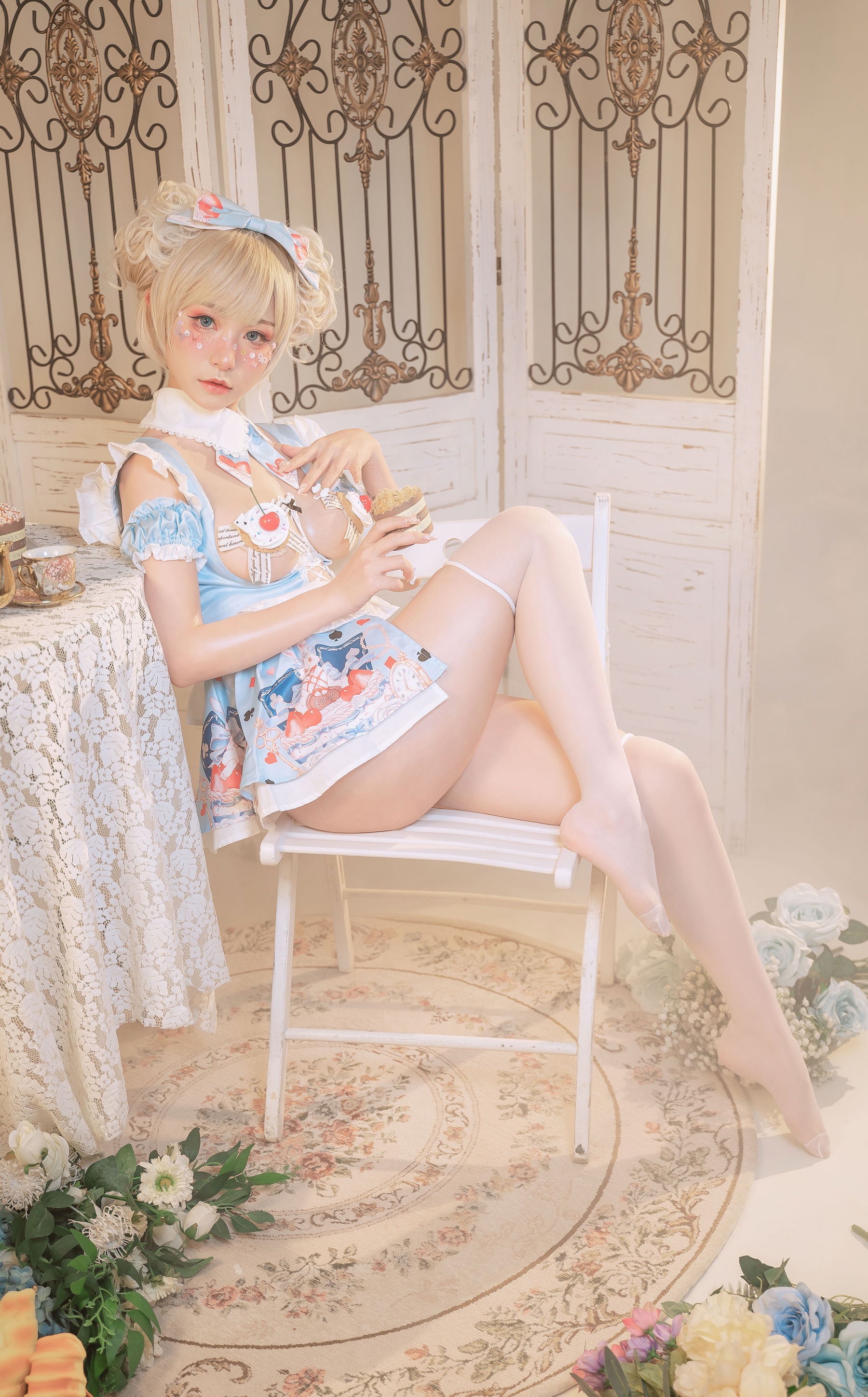 [福利COS] 爆机少女喵小吉 - 秘密茶会