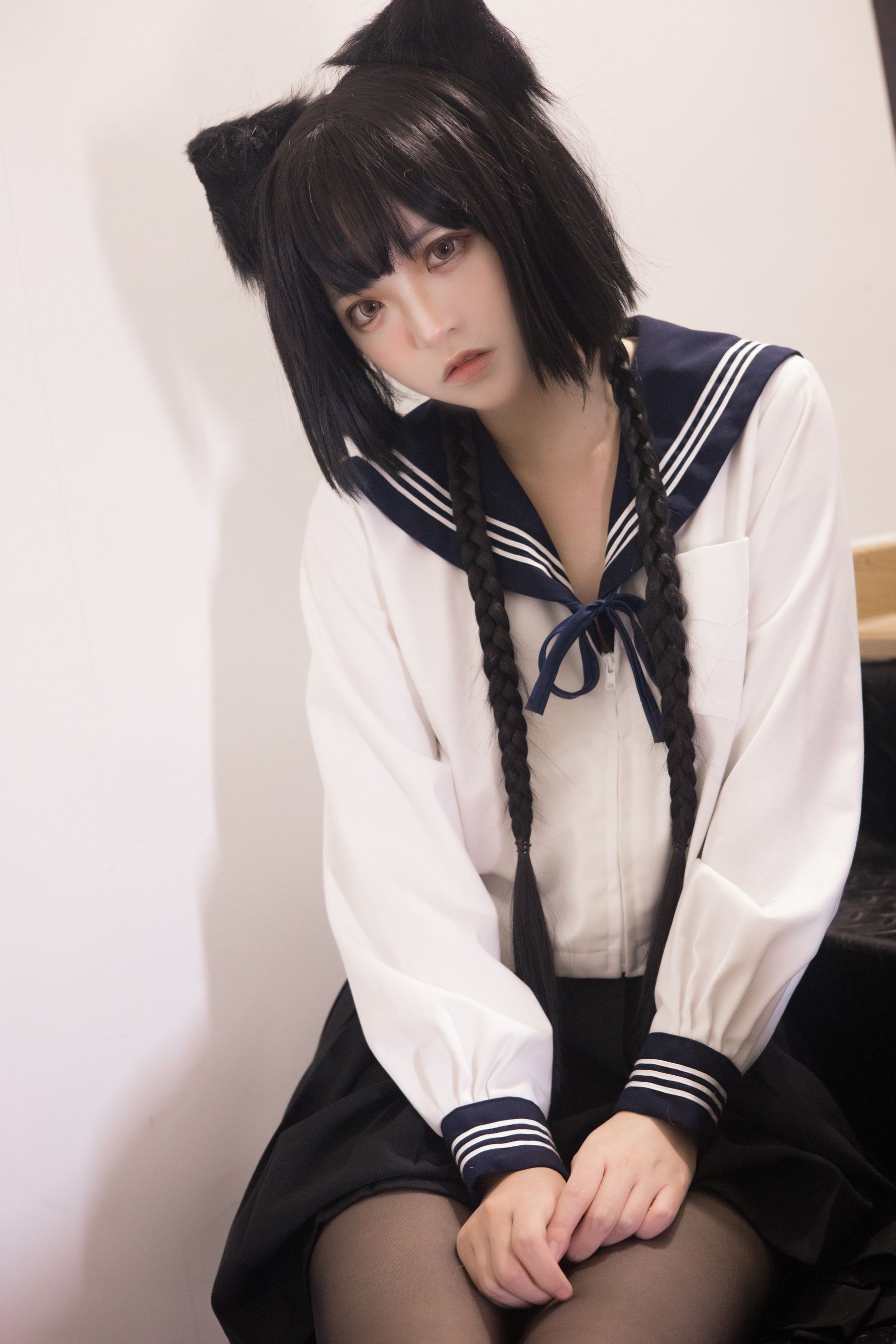 [福利COS] 疯猫ss - 制服少女