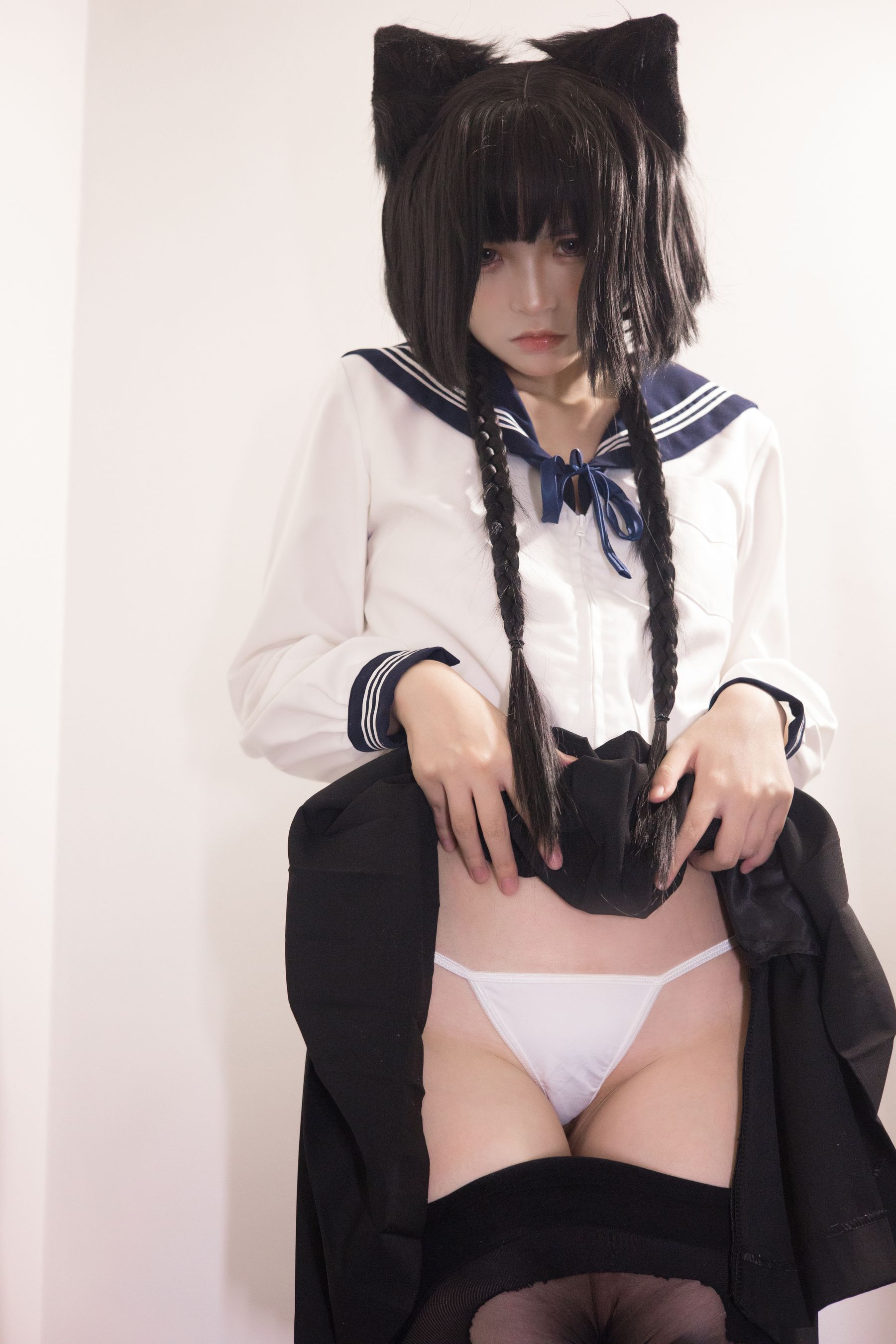 [福利COS] 疯猫ss - 制服少女