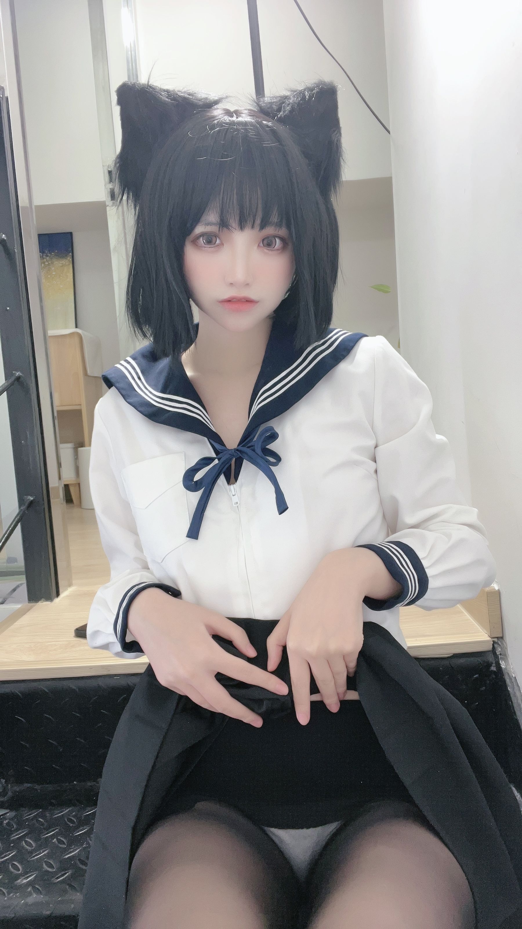 [福利COS] 疯猫ss - 制服少女